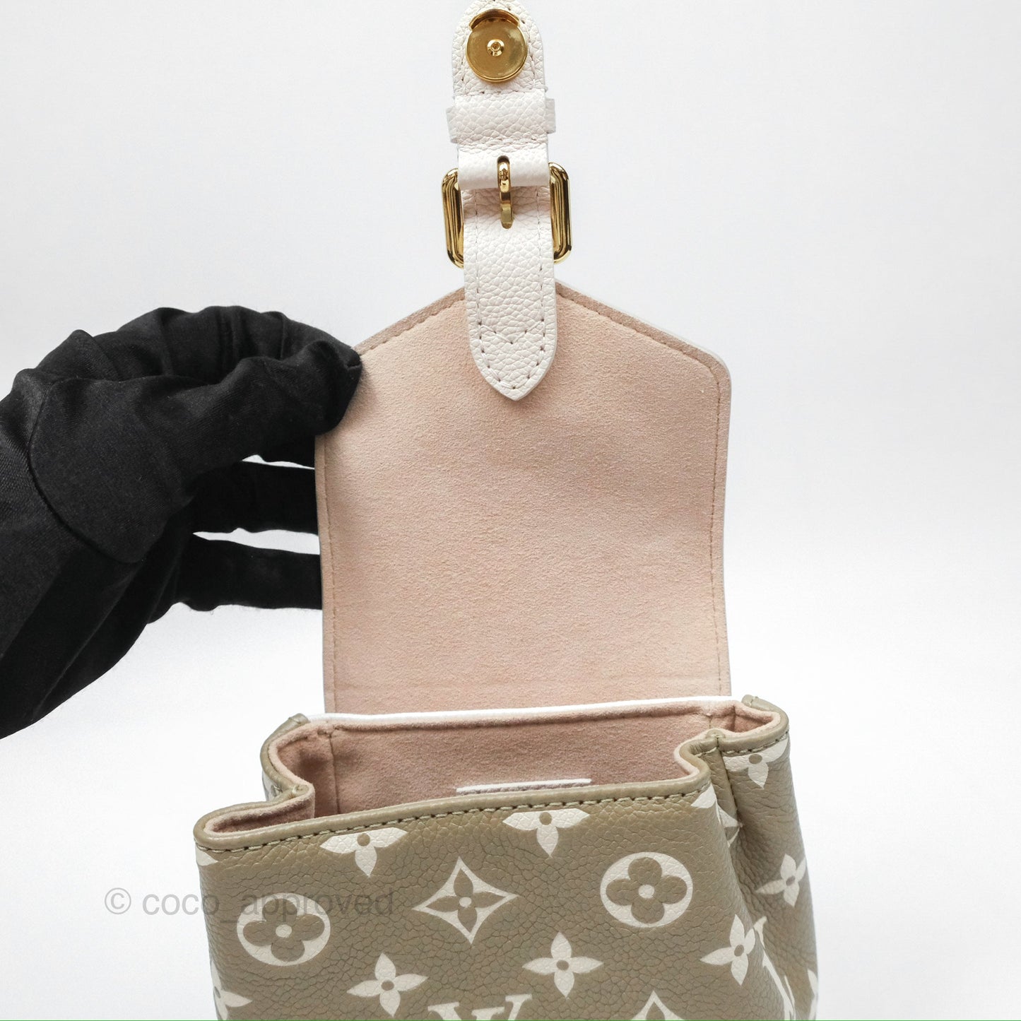 Louis Vuitton Monogram Spring in the City Tiny Backpack Khaki Green/ Beige/ Cream