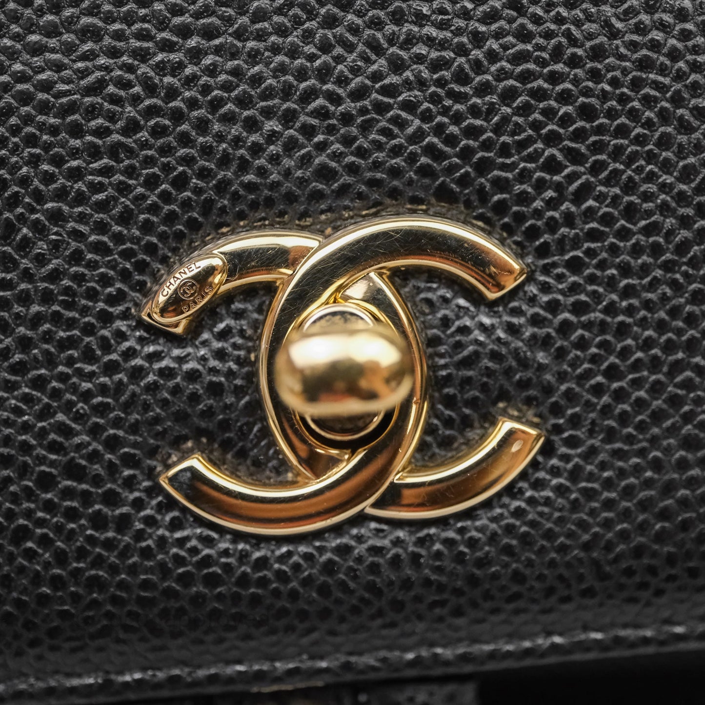 Chanel Quilted Mini Business Affinity Backpack Black Caviar Gold Hardware