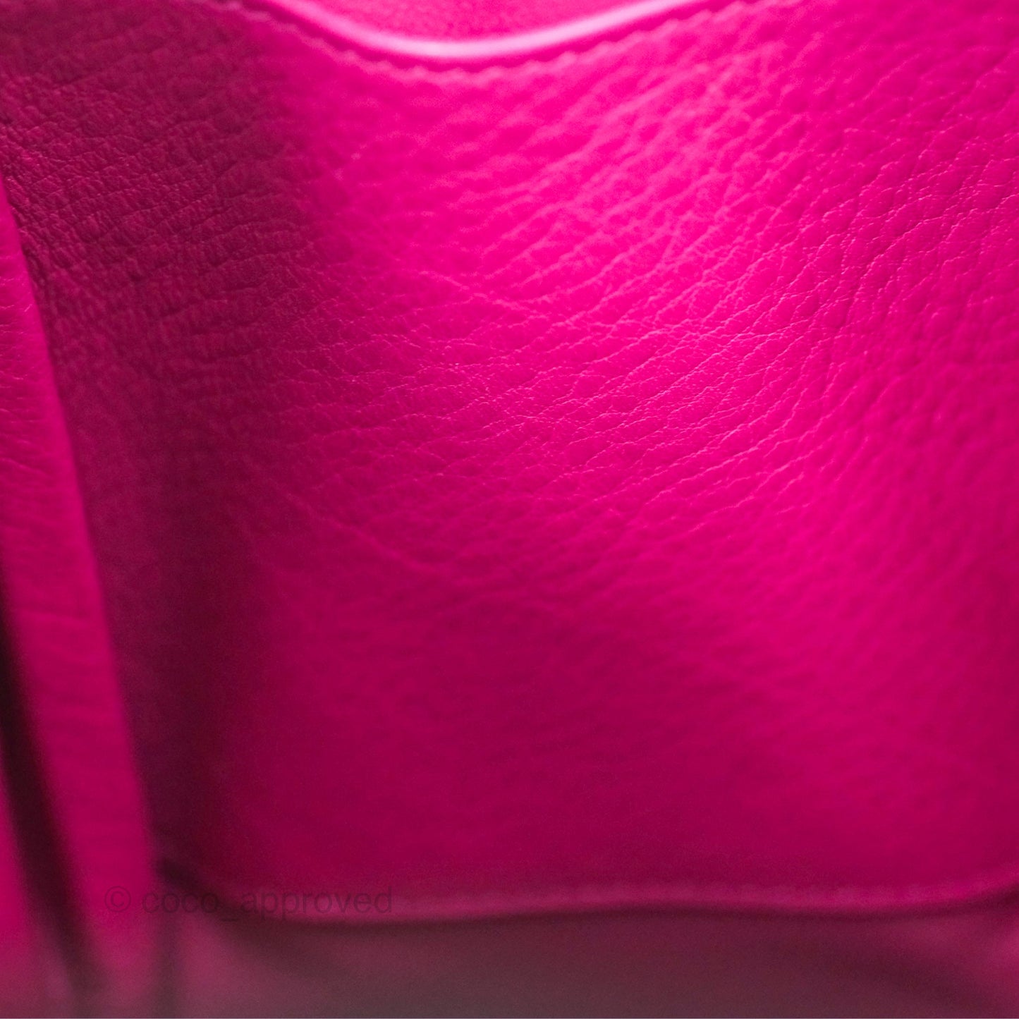 Hermès Lindy 26 Rose Pourpre Evercolor Palladium Hardware