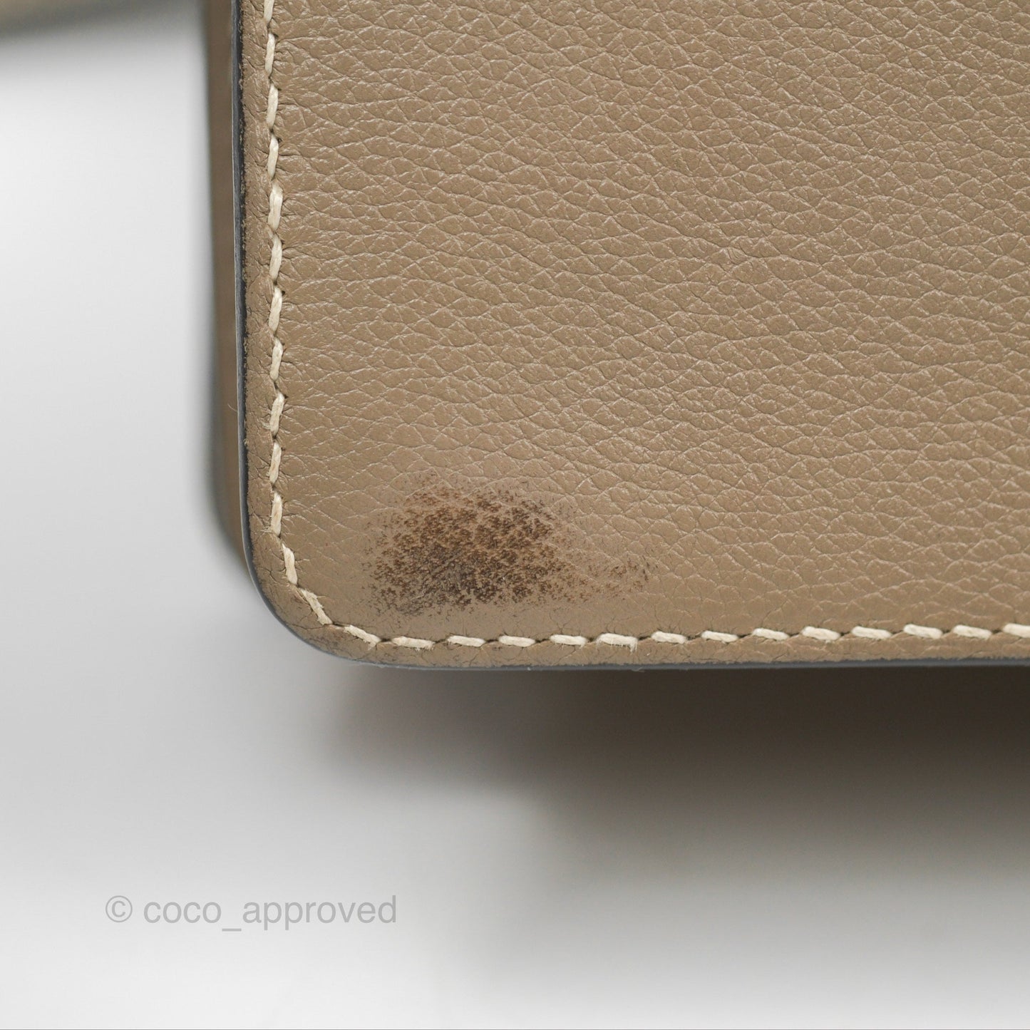 Hermès Roulis 23 Etoupe Evercolor Palladium Hardware