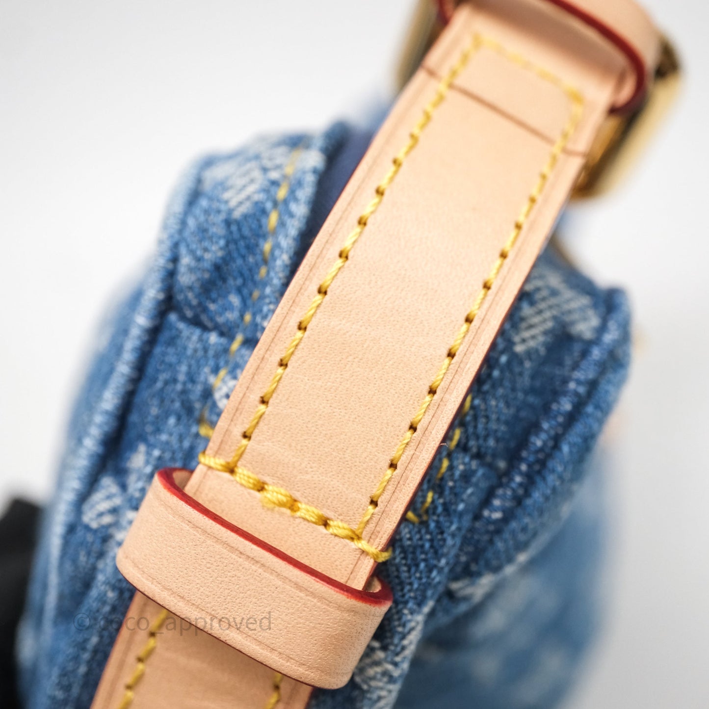 Louis Vuitton Croissant MM Denim Blue Monogram