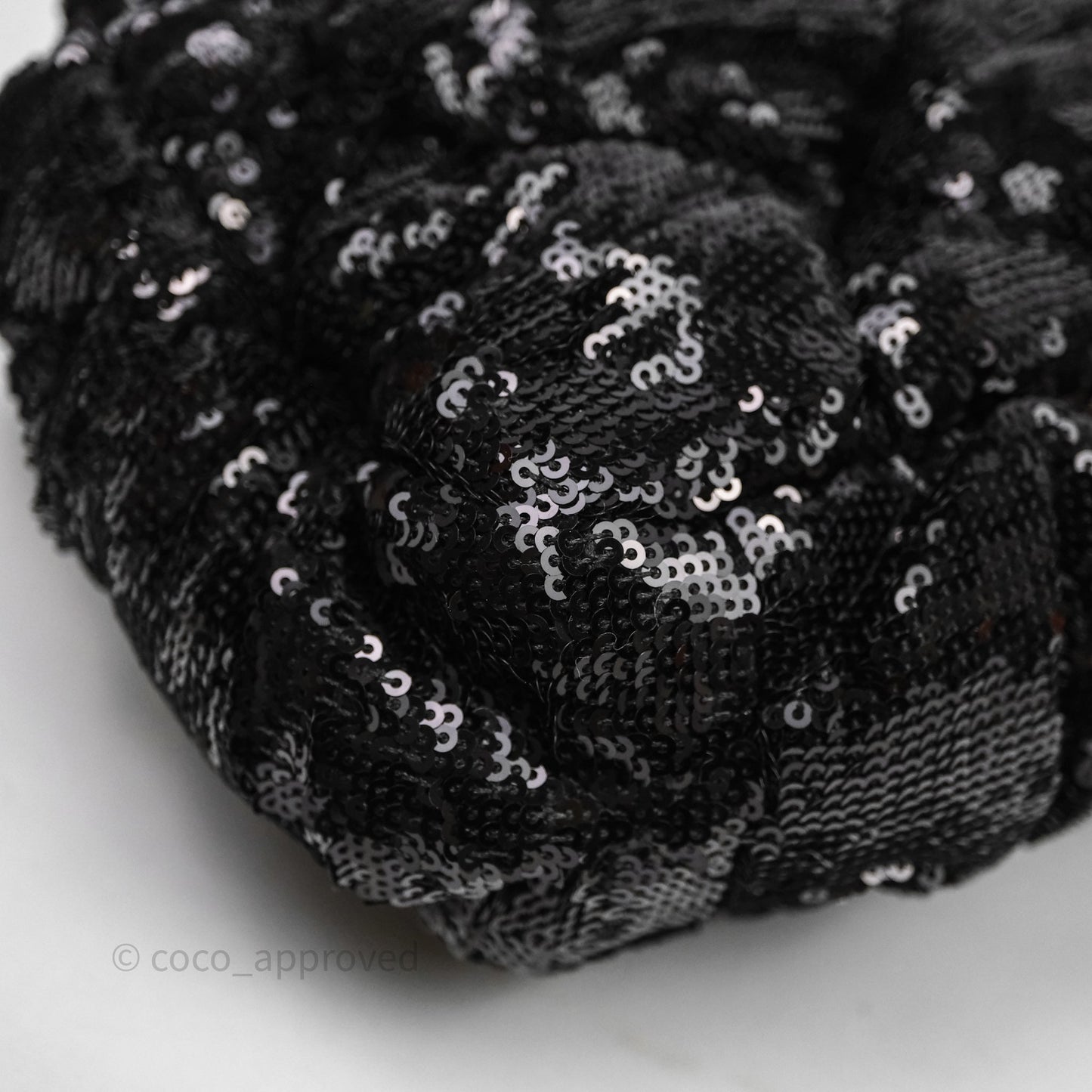 Chanel 19 Small Sequin Black Mixed Hardware