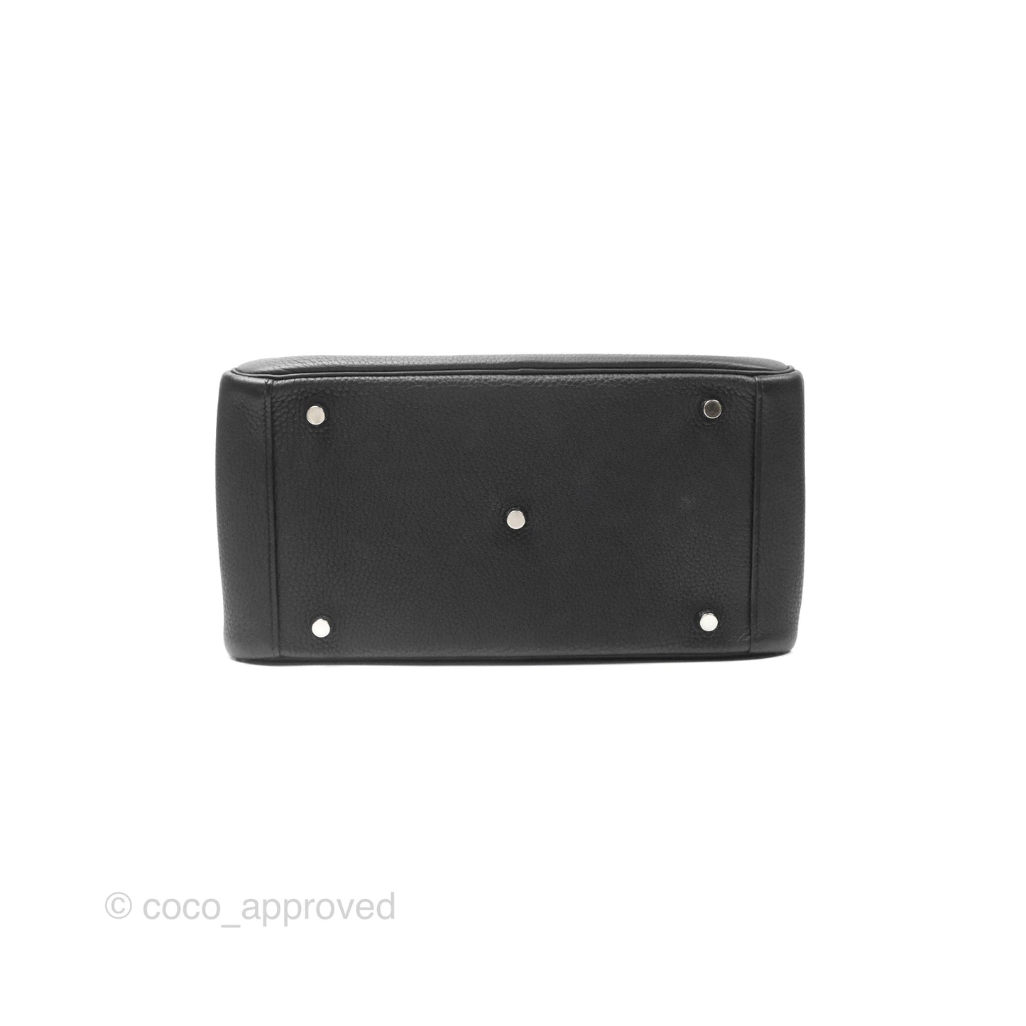 Hermès Lindy 30 Black Clemence Palladium Hardware