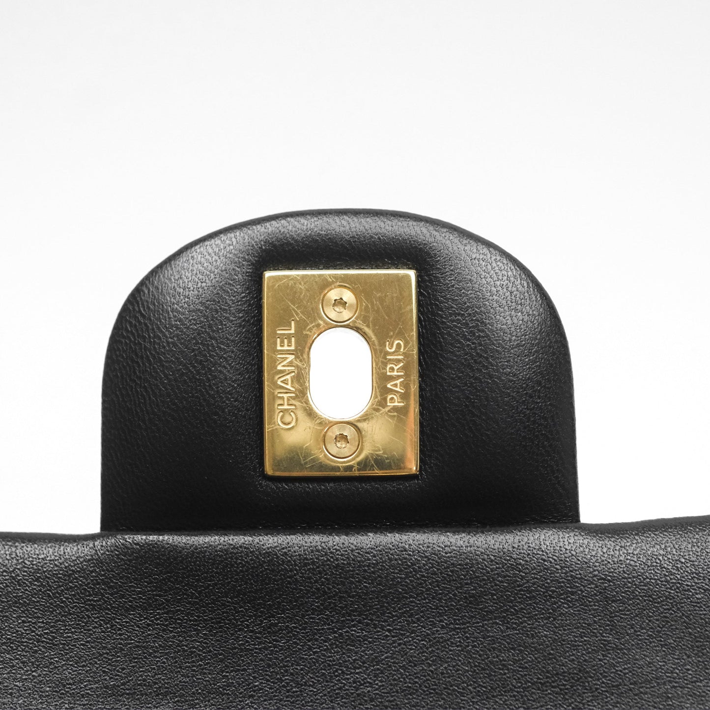 Chanel Small Classic Flap Quilted Black Lambskin Gold Hardware