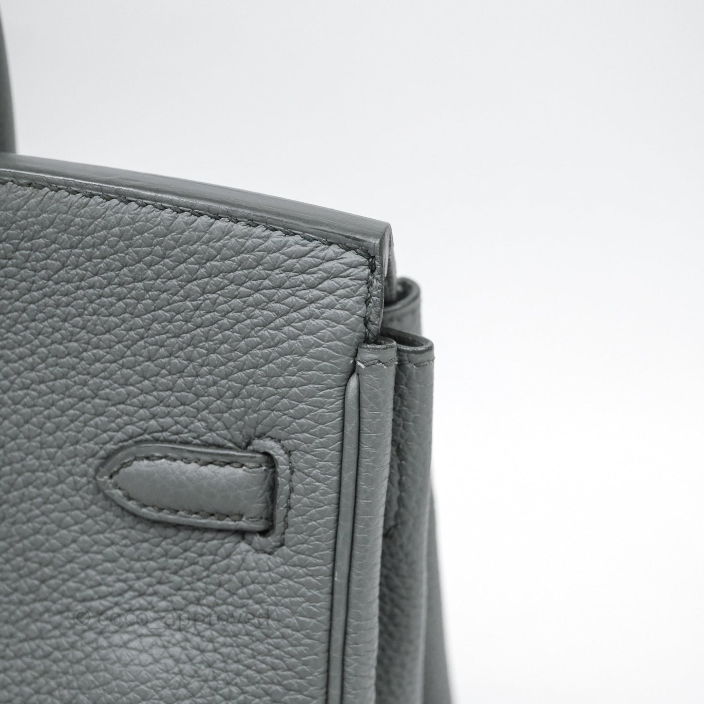 Hermes Birkin 25 Vert Amande Togo Gold Hardware