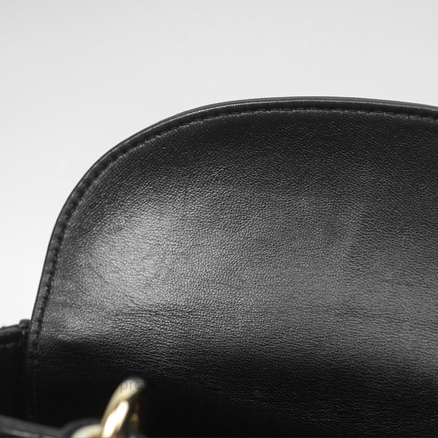 Christian Dior Small Lady Dior My ABCDior Black Cannage Lambskin