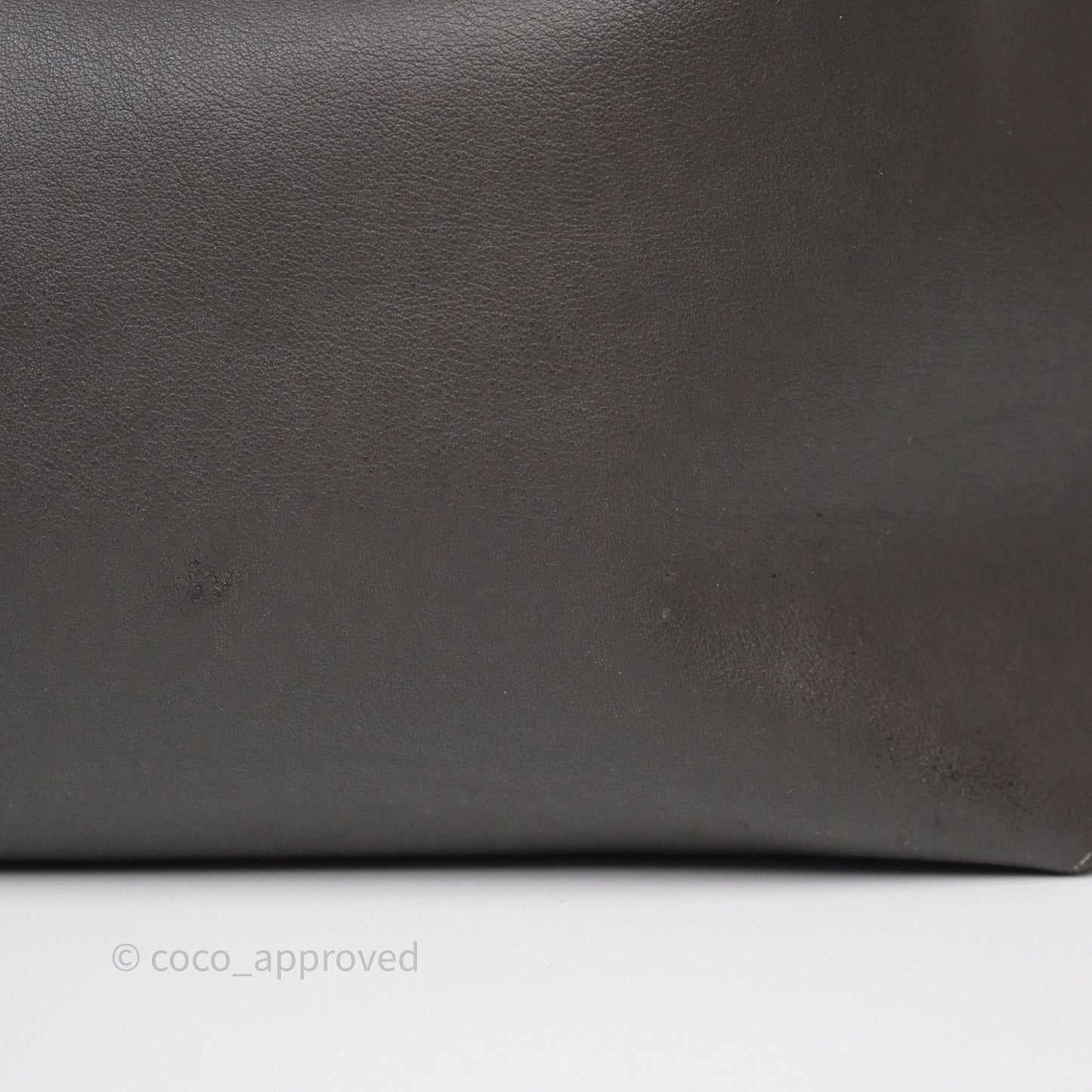 Saint Laurent Large Shopping Tote Dark Grey Calfskin