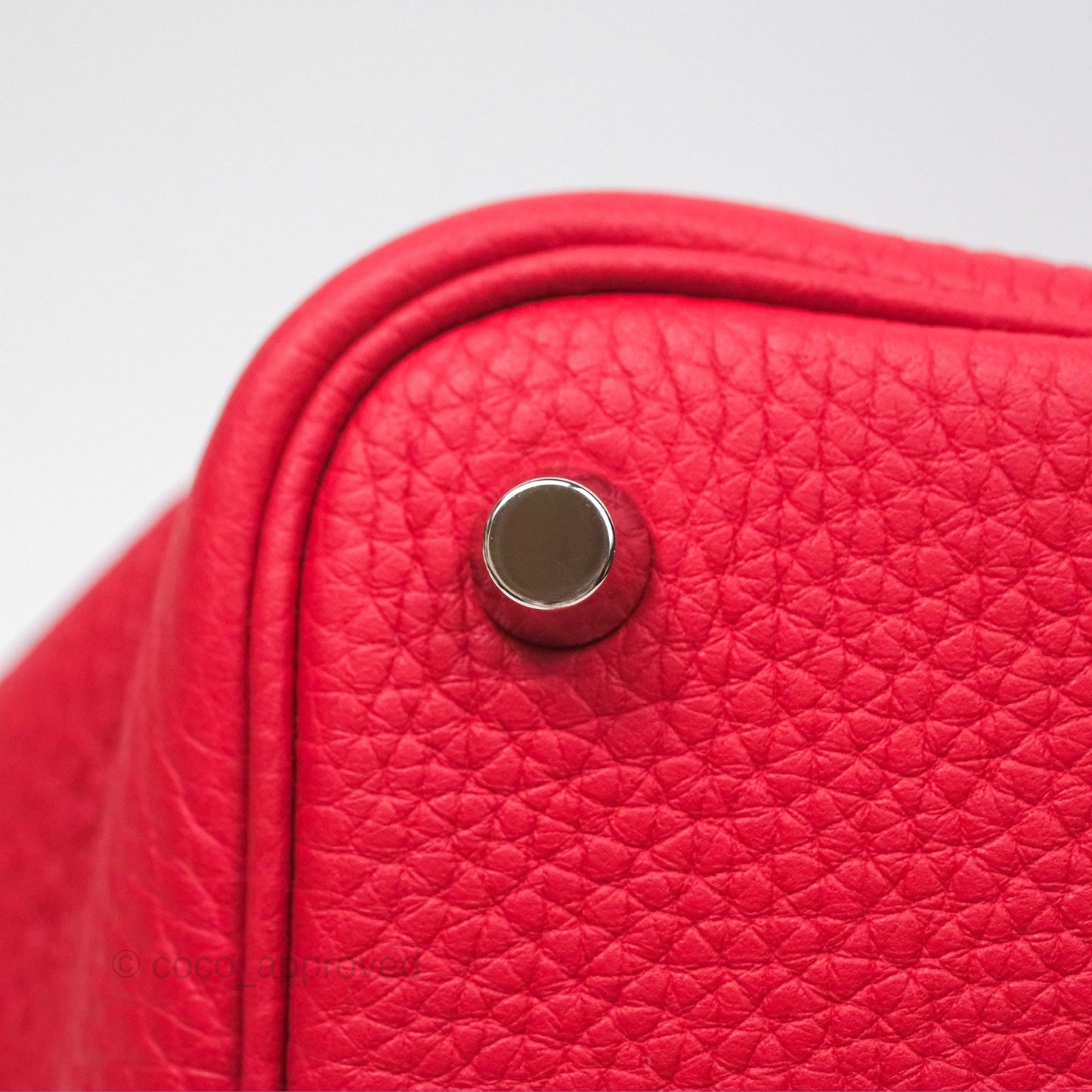 Hermès Picotin Lock 18 Vermillon Taurillon Clemence Palladium Hardware