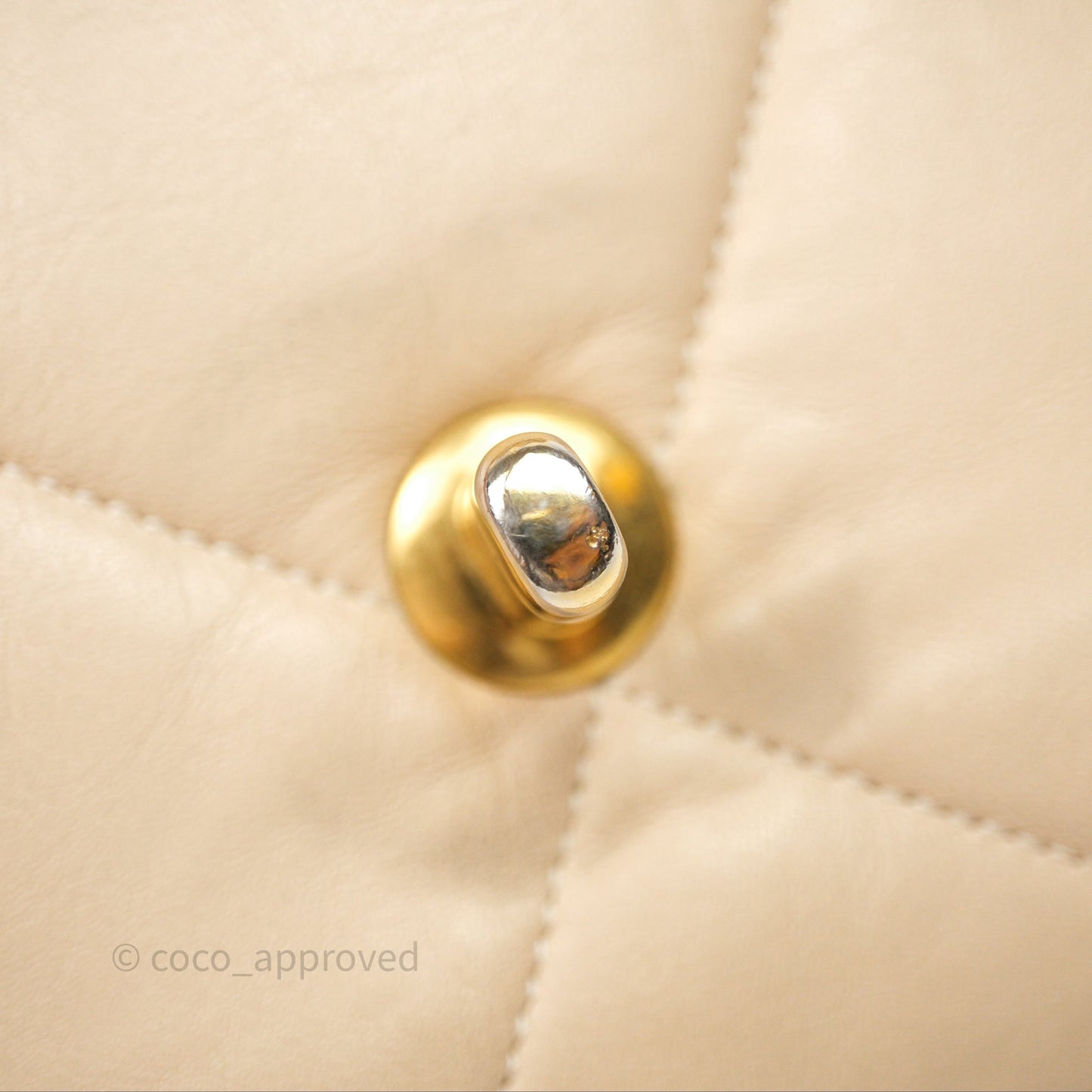 Chanel 19 Small Beige Mixed Hardware