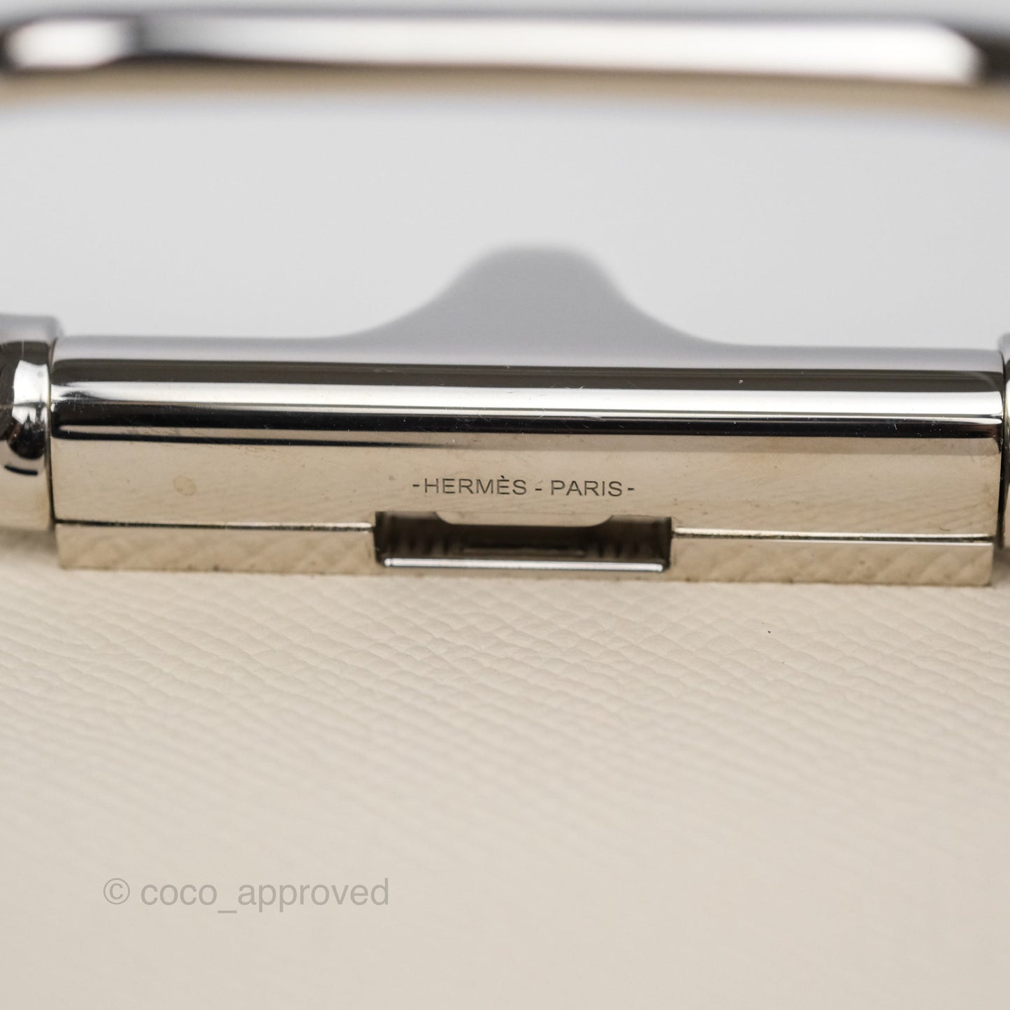Hermès Della Cavalleria Mini Bag Nata I2 Epsom Palladium Hardware