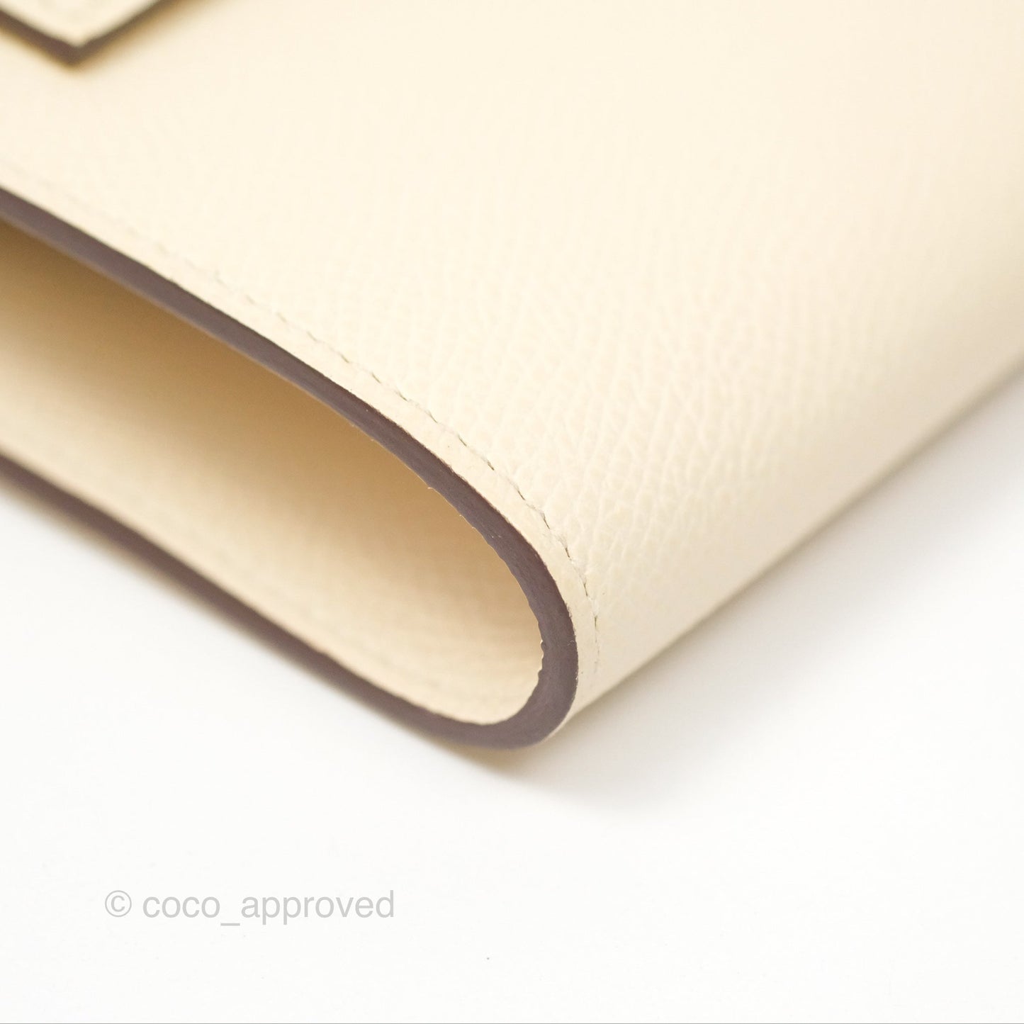 Hermès Kelly To Go Wallet Epsom Nata I2/ Jaune Poussin Gold Hardware