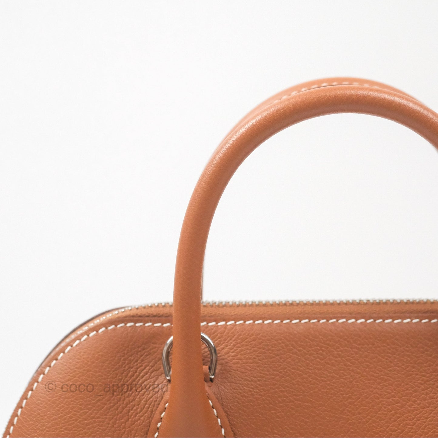 Hermès Bolide 1923 25 Gold 37 Evercolor Palladium Hardware