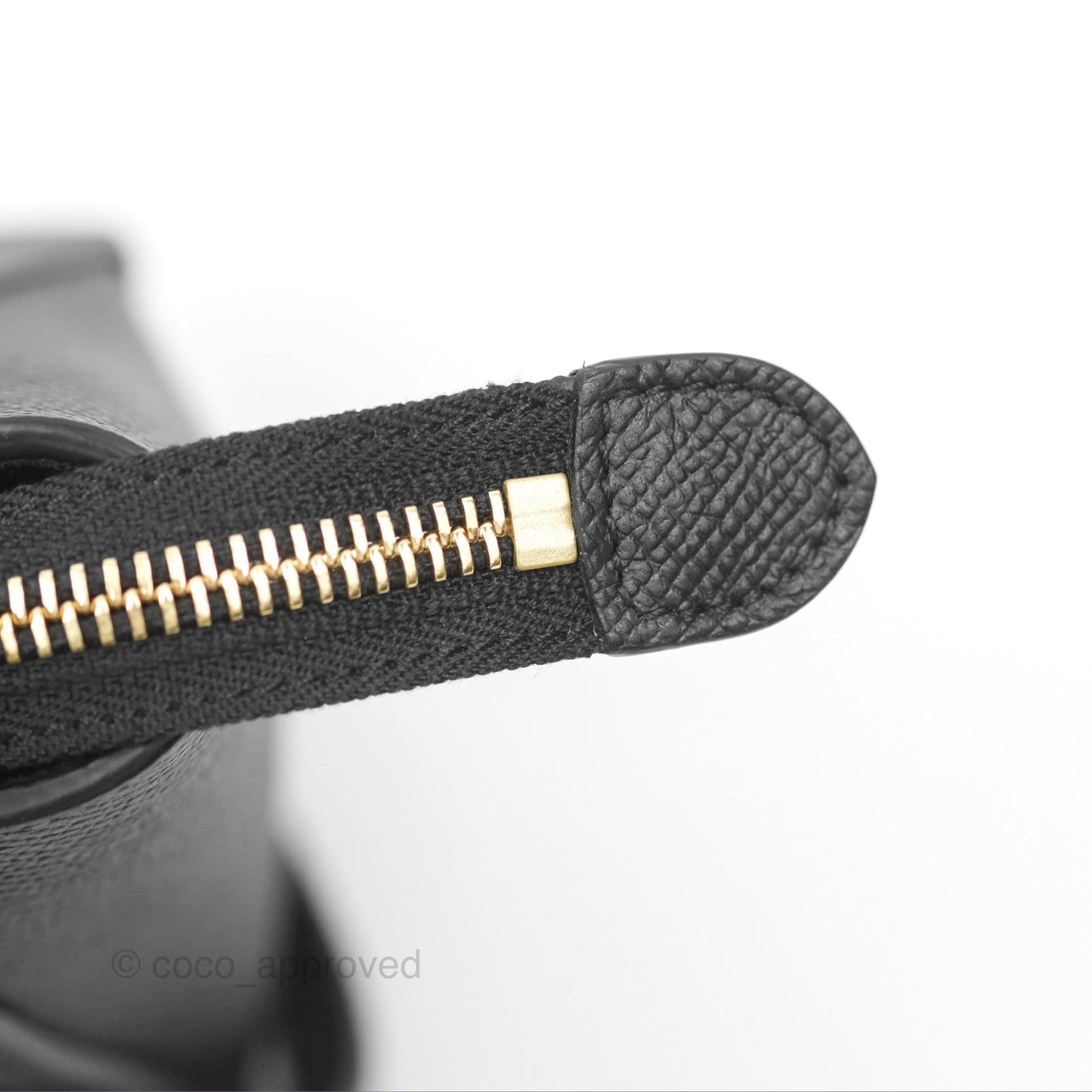 Celine Pico Belt Bag Black Grained Calfskin Gold Hardware