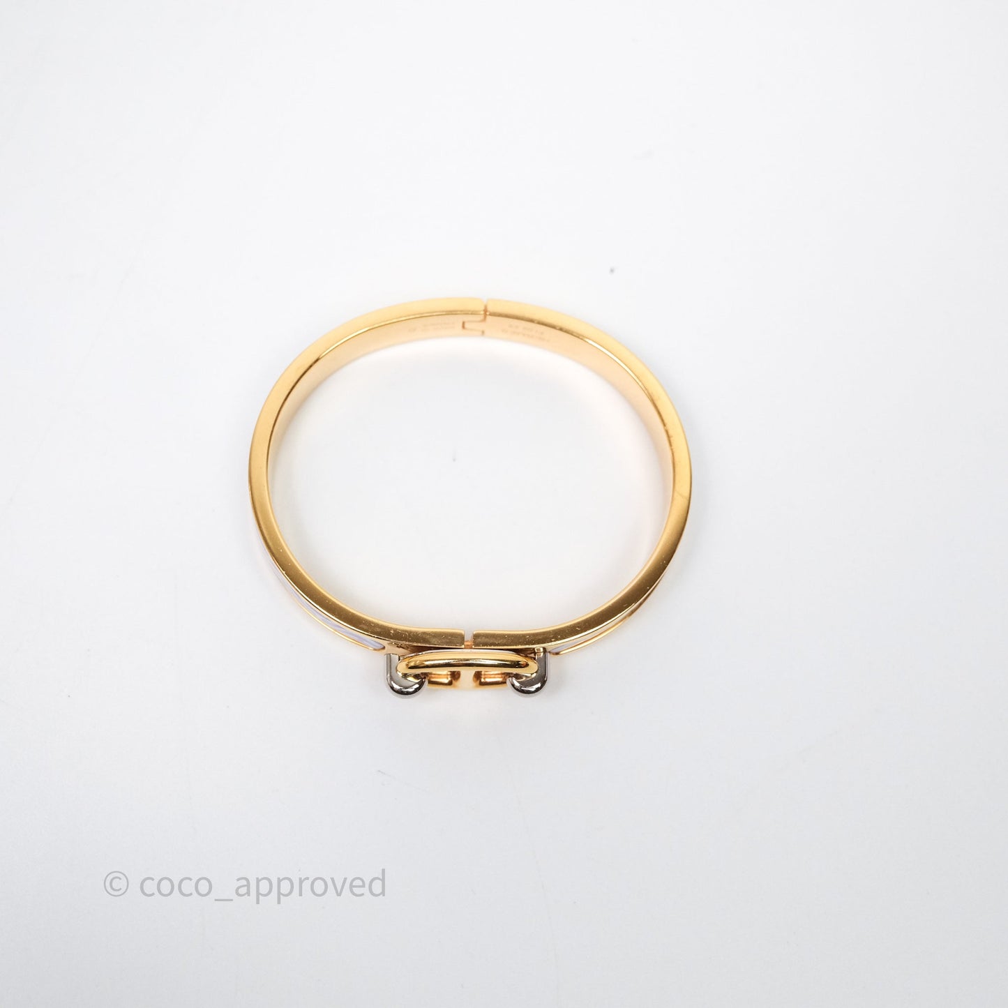 Hermes Mini Clic Chaine d'Ancre Bracelet Hypno Rose Gold