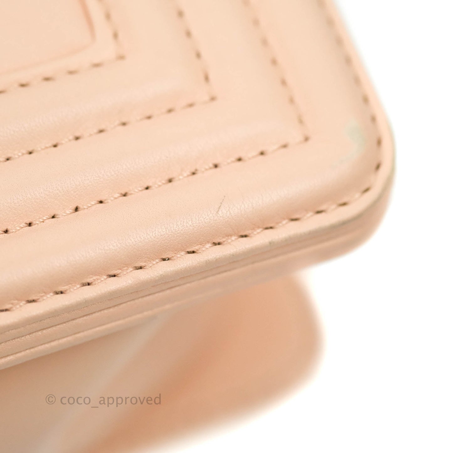 Chanel Boy New Medium Quilted Pink Calfskin Ruthenium Hardware