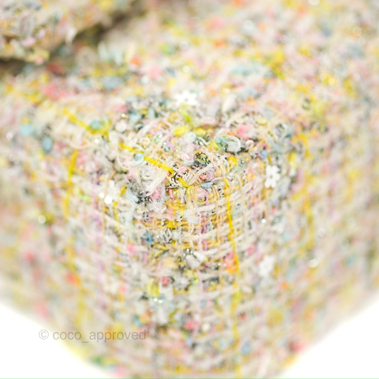 Chanel Reissue Tweed Pastel Garden Party Flap