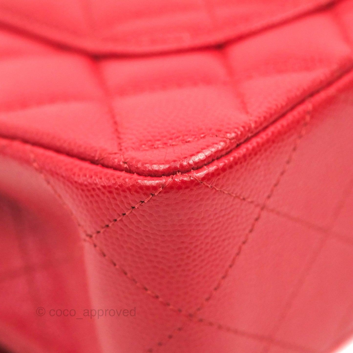 Chanel Classic Small S/M Flap Red Caviar Gold Hardware