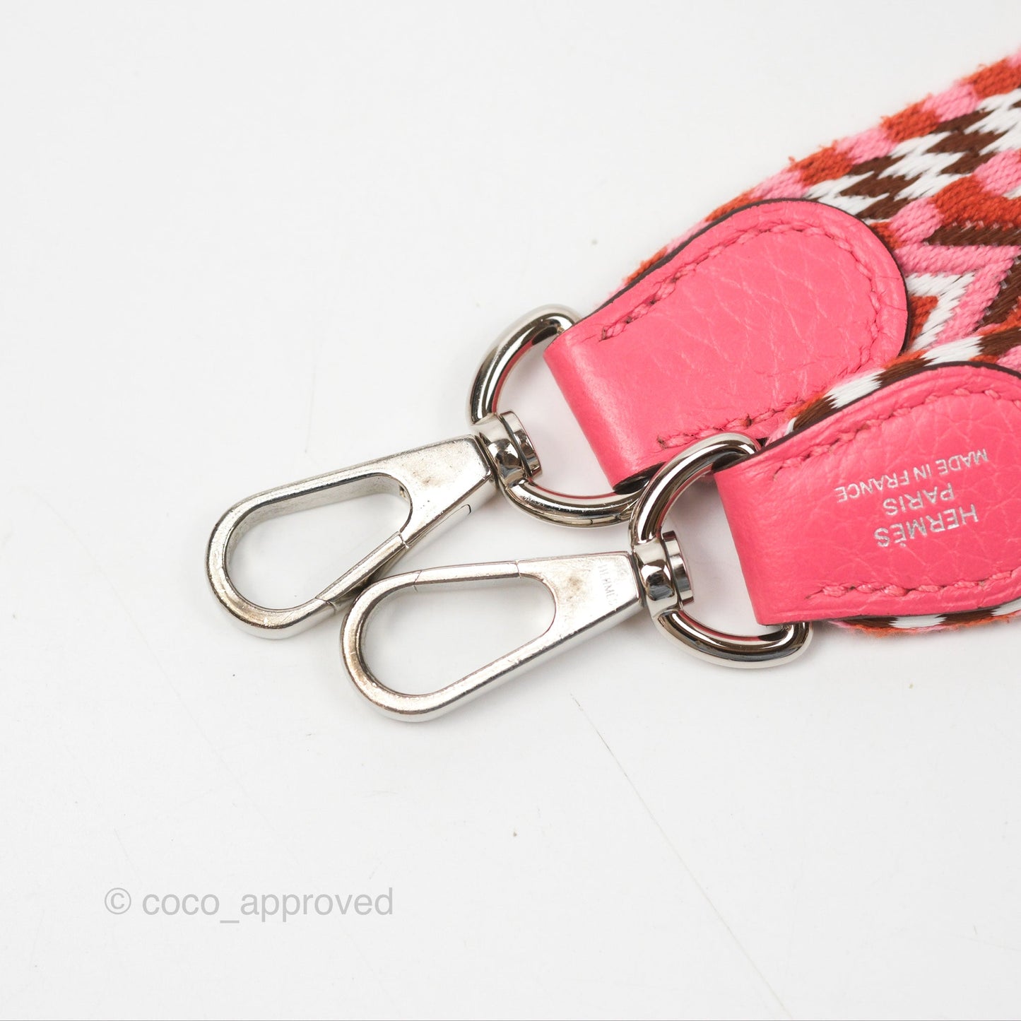 Hermès Mini Evelyne 16 Rose Azalee Clemence Palladium Hardware