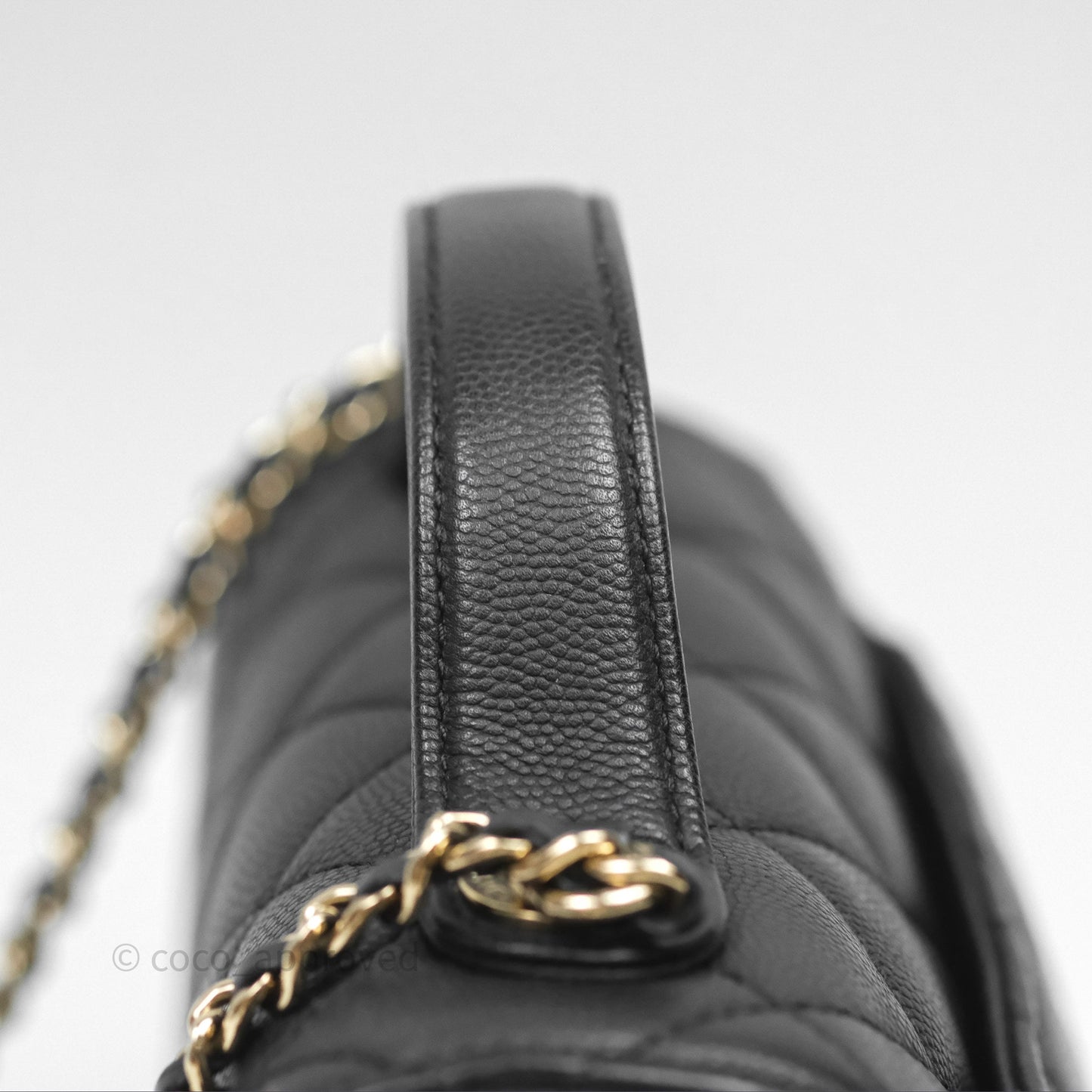 Chanel Quilted Small Business Affinity Flap Black Caviar Gold Hardware