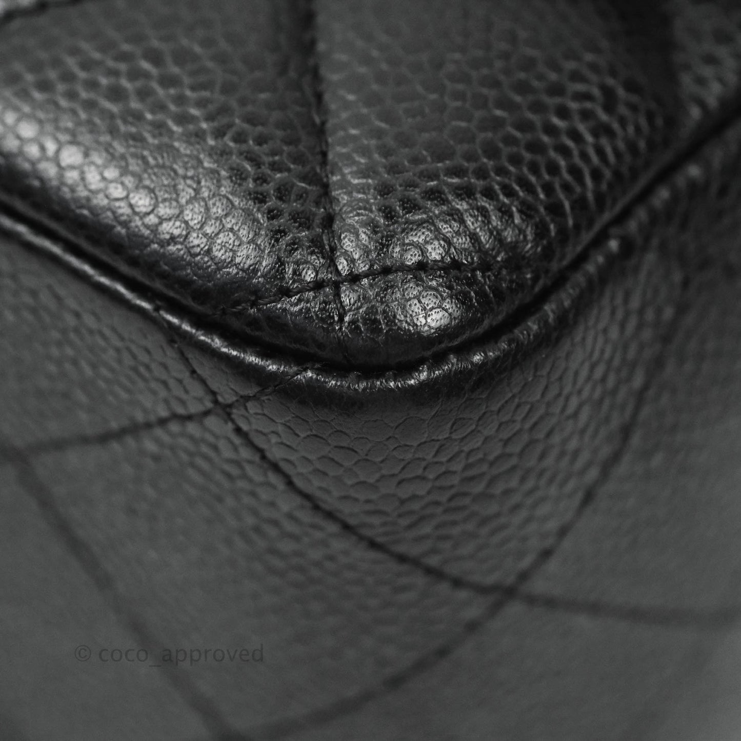 Chanel Jumbo Double Flap Black Caviar Silver Hardware⁣⁣
