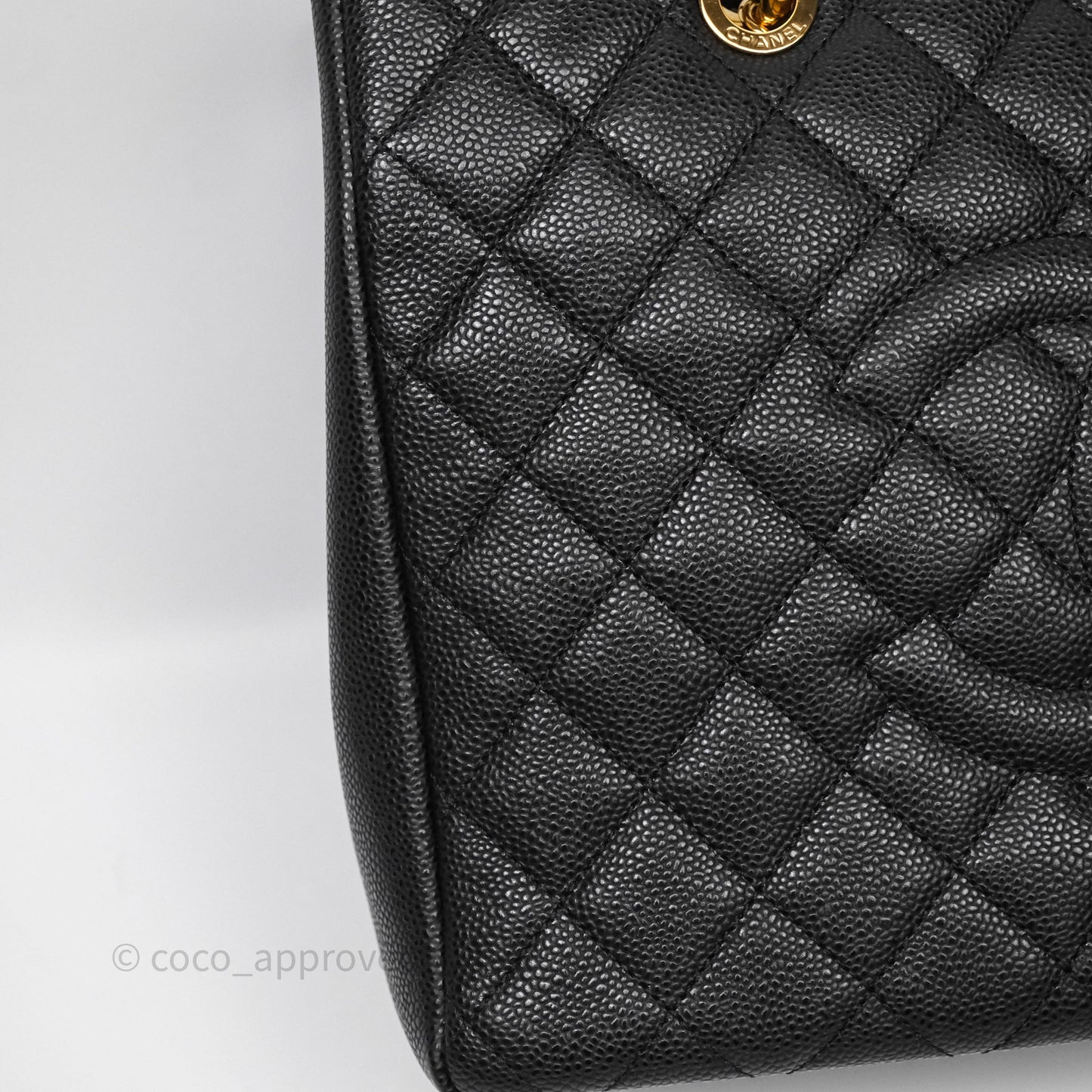 Chanel GST Black Caviar Gold Hardware