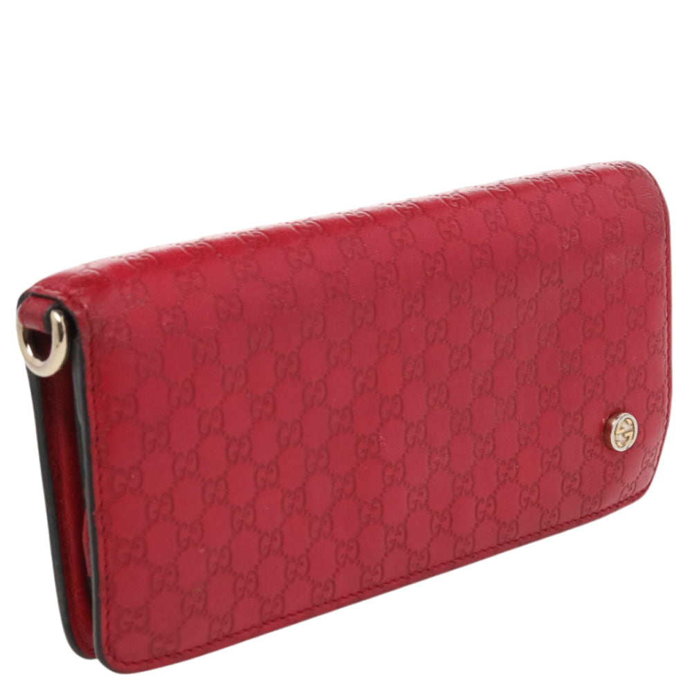 Luxury Gucci Trending 2025 Red MicroLuxury Gucci Trending 2025ssima Leather Bifold Wallet..