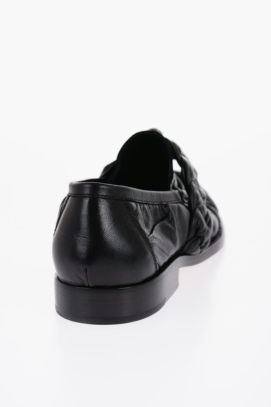 Luxury Bottega Veneta Soft Leather Astraire Loafers With Braided Detail