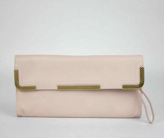 Luxury Bottega Veneta Women's Leather Wristlet Clutch Bag  Detail