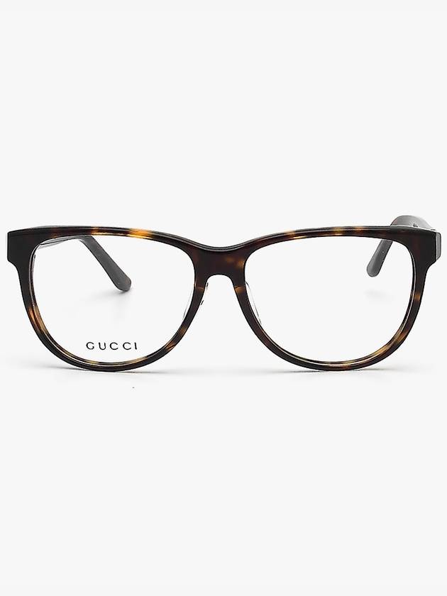 Luxury Gucci Trending 2025 Eyewear Square Eyeglasses Brown