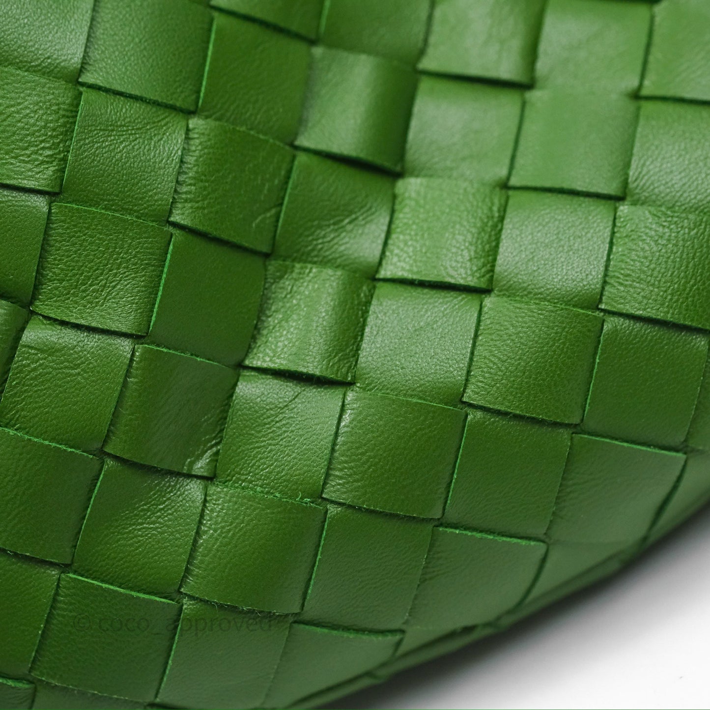 Bottega Veneta Teen Jodie Green Intrecciato Lambskin