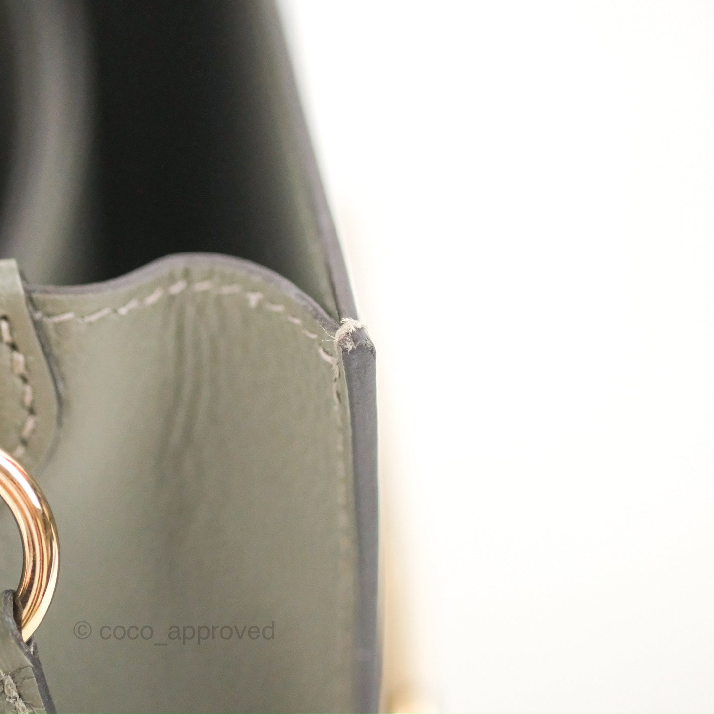 Hermès Roulis Mini 18 Gris Meyer 0L Evercolor Permabrass Hardware
