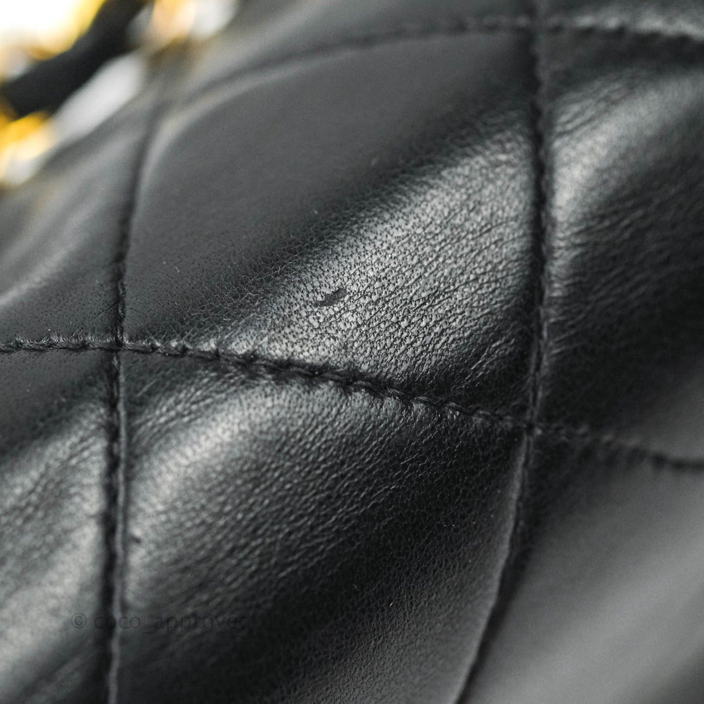 Chanel Black Quilted Lambskin Small Vintage Classic Diana Flap Bag