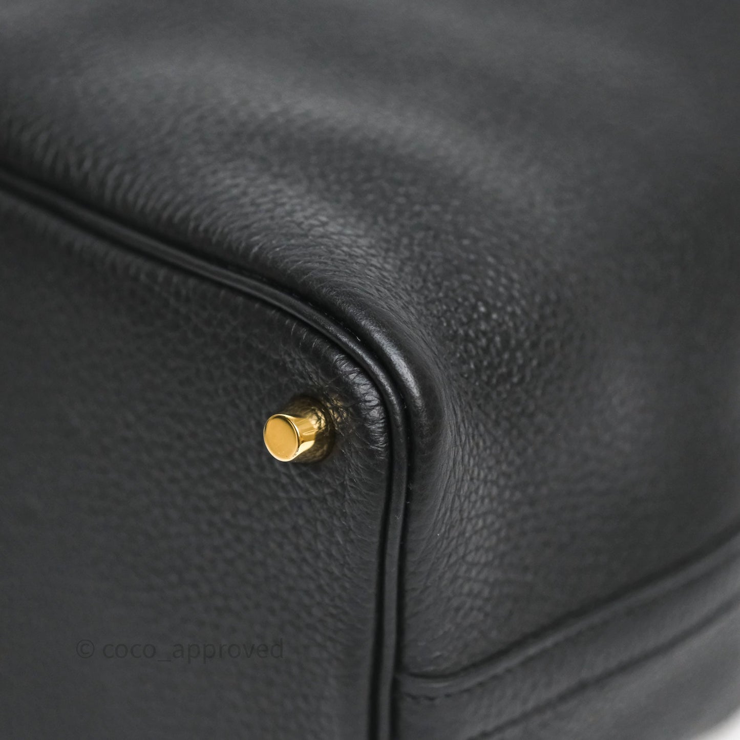 Hermès Picotin Lock 18 Black Noir 89 Clemence Gold Hardware