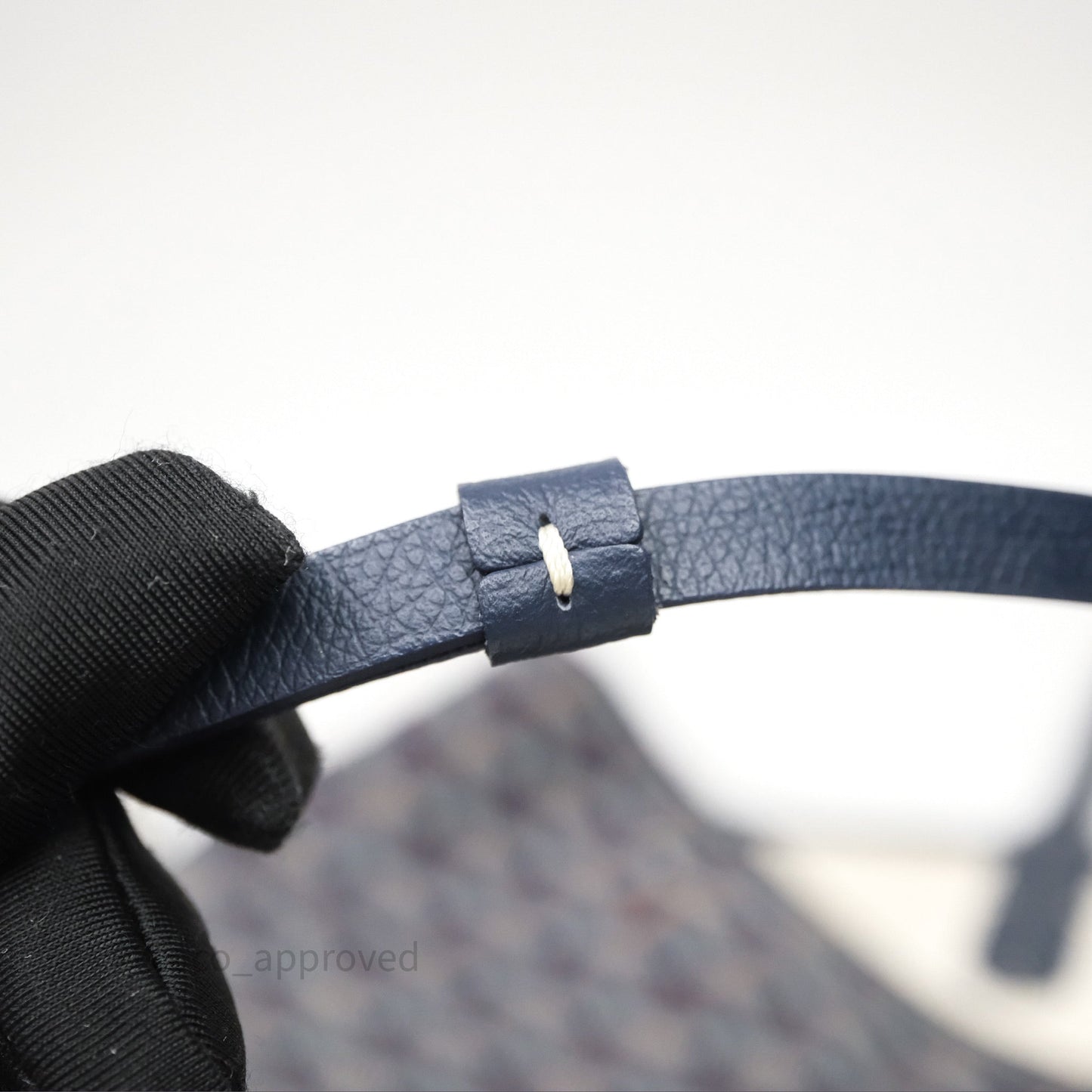Goyard St. Louis Tote PM Navy/Tan