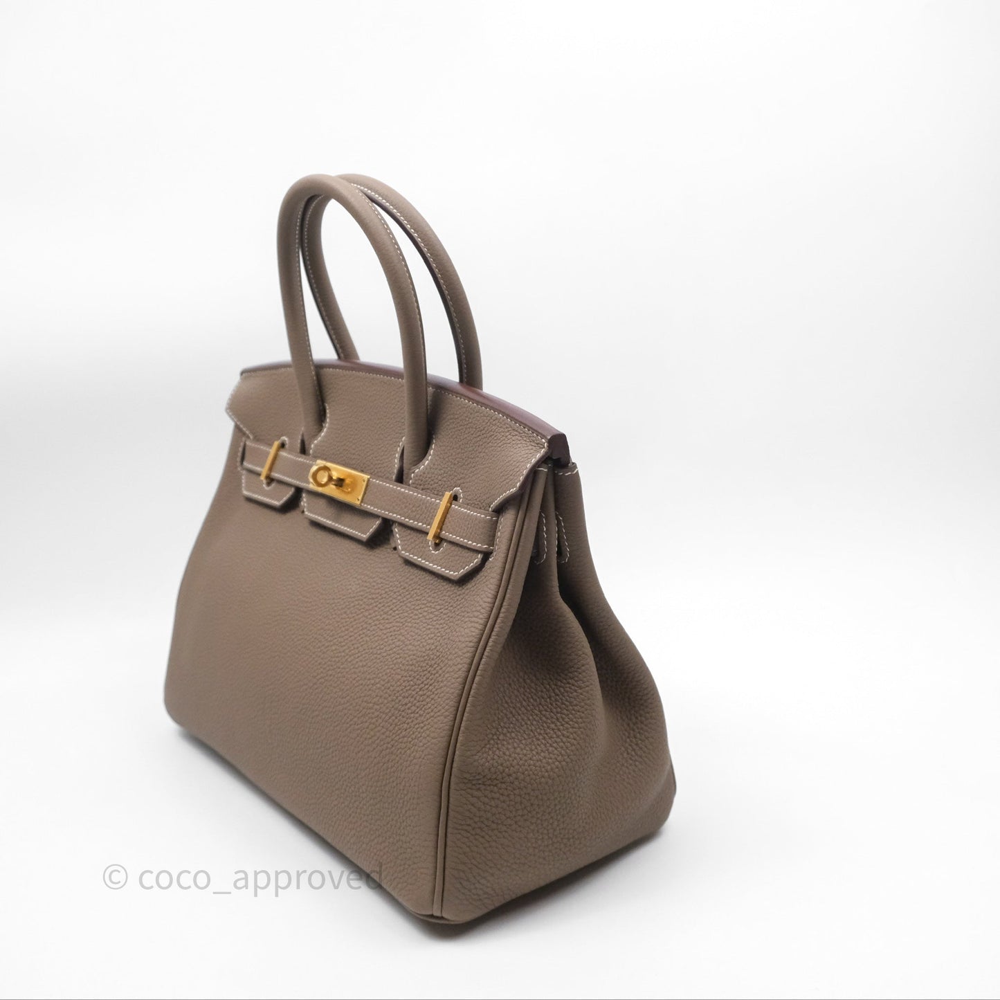 Hermès Birkin 30 Retourne Etoupe 18 Togo Gold Hardware
