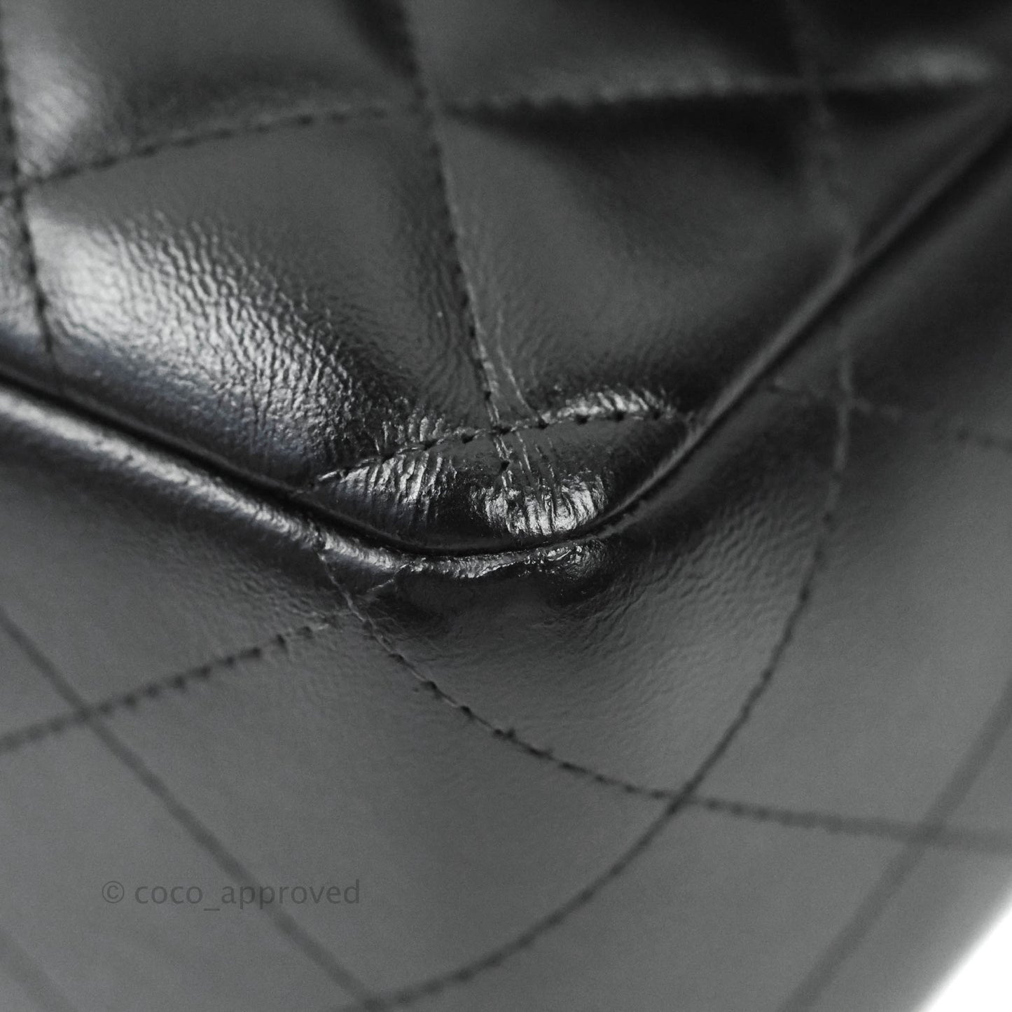 Chanel Jumbo Double Flap Black Lambskin Silver Hardware⁣⁣
