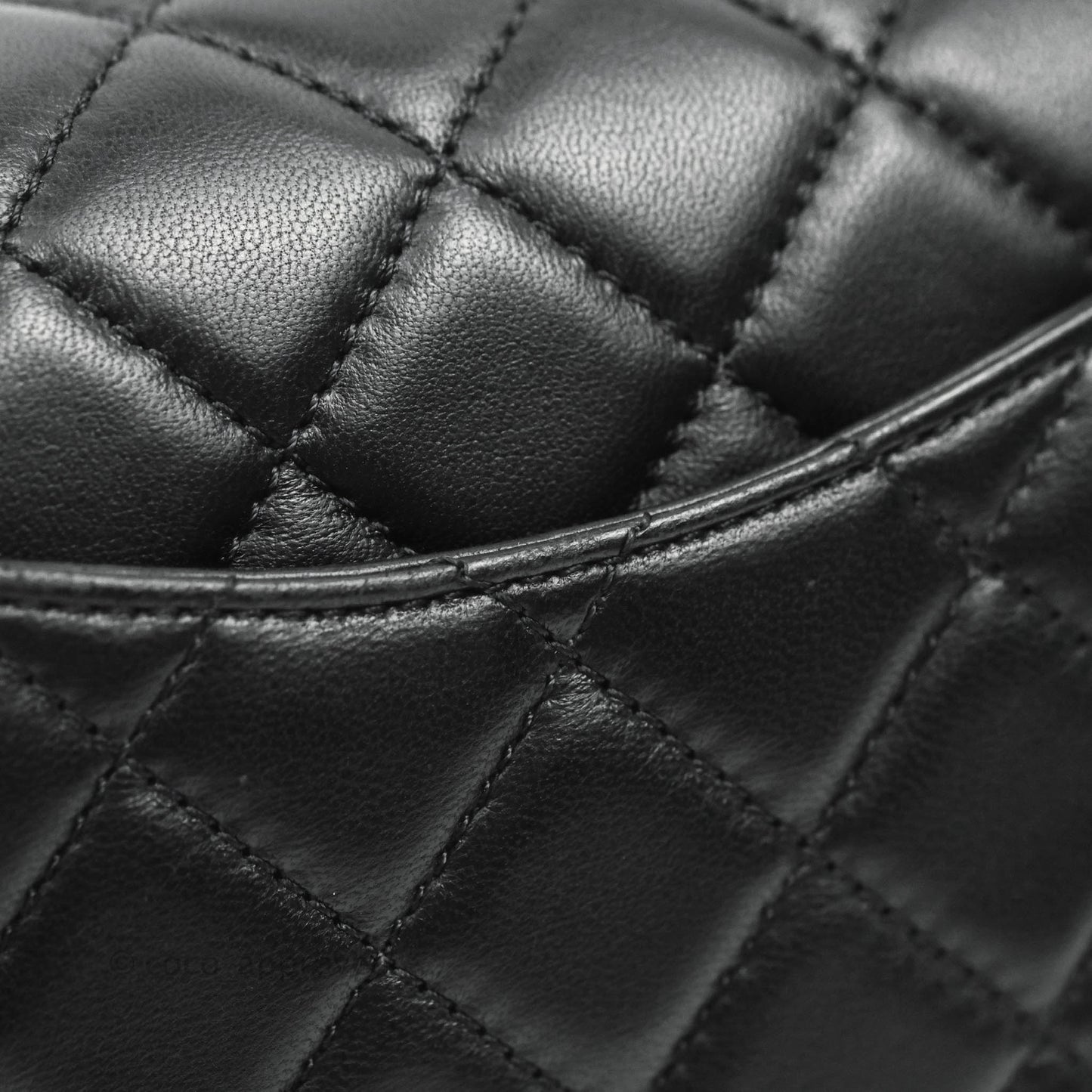Chanel Mini Rectangular Pearl Crush Quilted Black Lambskin Gold Hardware