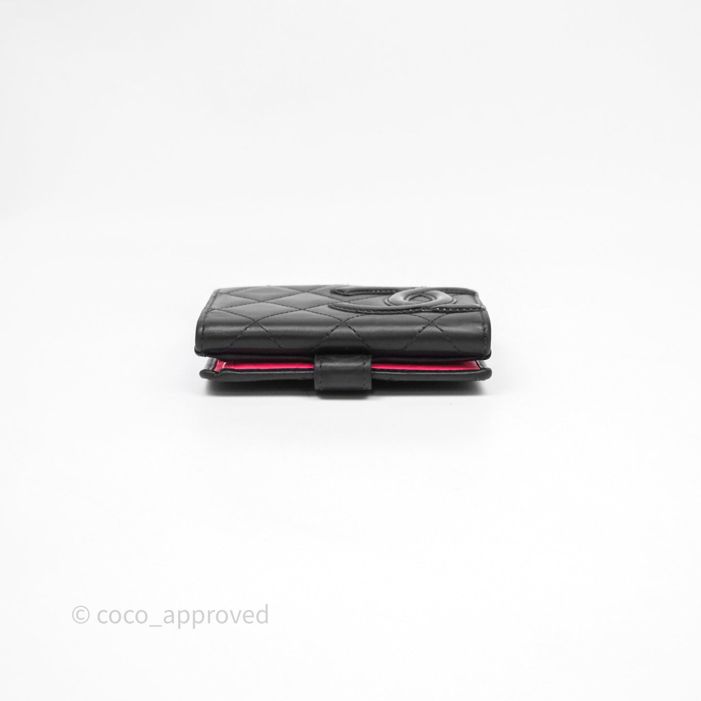 Chanel Quilted Cambon Short Wallet Black