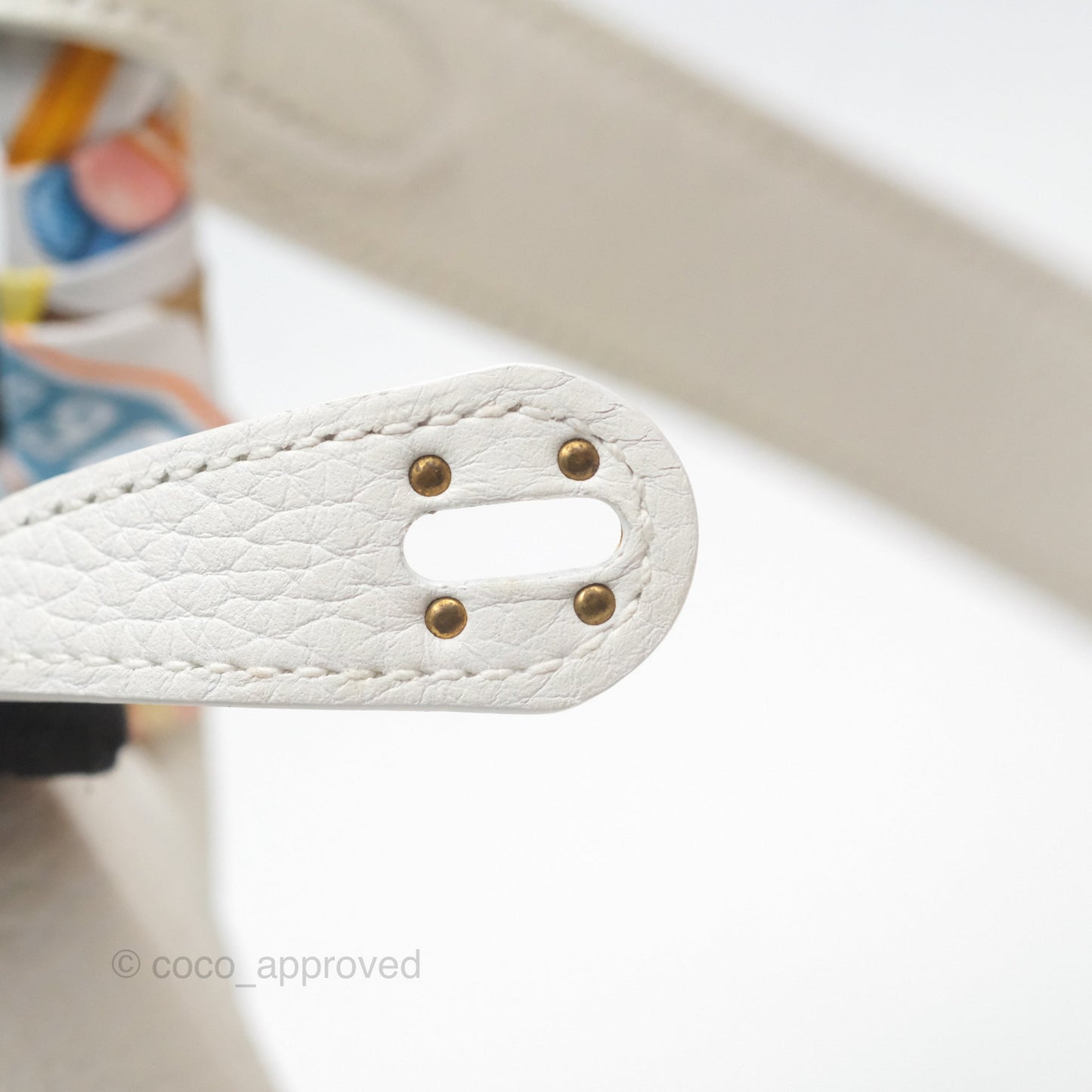 Hermès Mini Lindy 20 New White 0U Clemence Gold Hardware