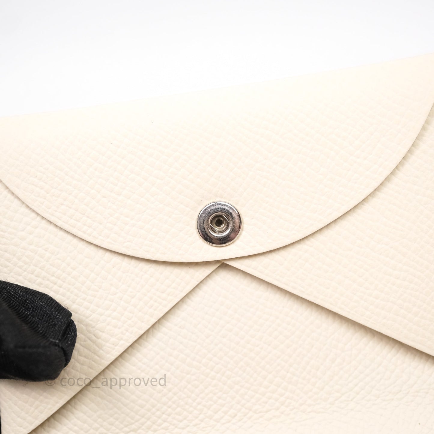 Hermès Calvi Card Holder Beton