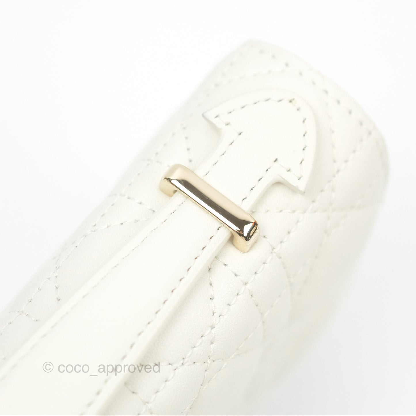 Dior Miss Dior Mini Bag White Cannage Lambskin