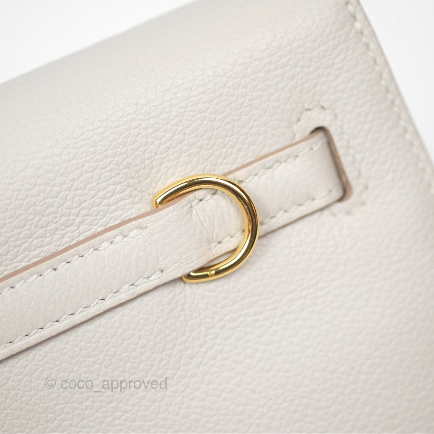 Hermès Kelly Danse II Bag Gris Perle 80 Evercolor Gold Hardware
