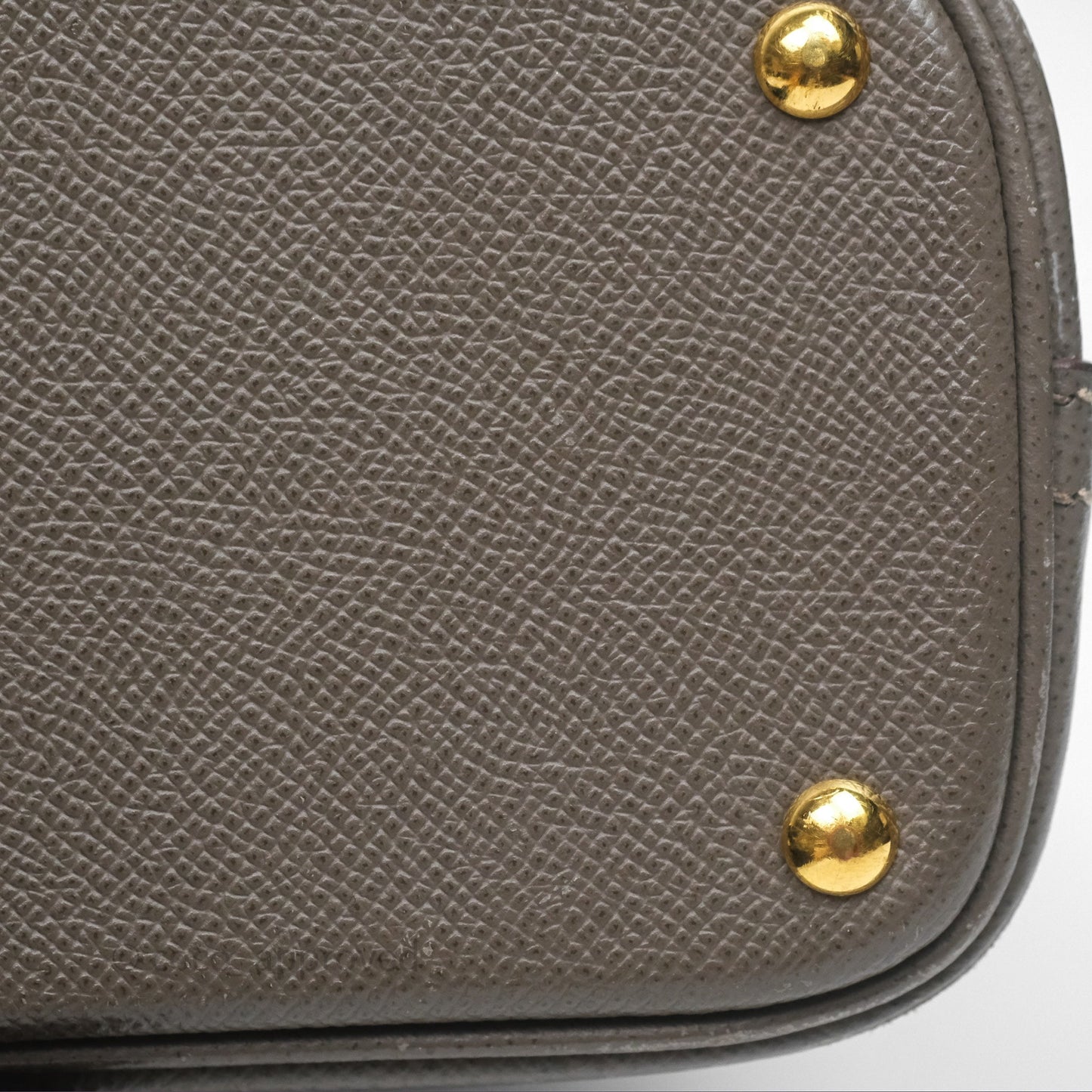 Hermès Bolide 27 Etain 8F Epsom Gold Hardware