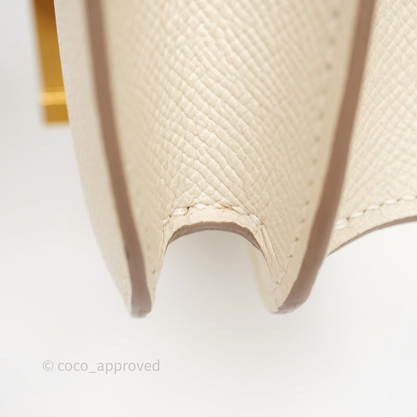 Hermès Constance 24 Craie 10 Epsom Gold Hardware