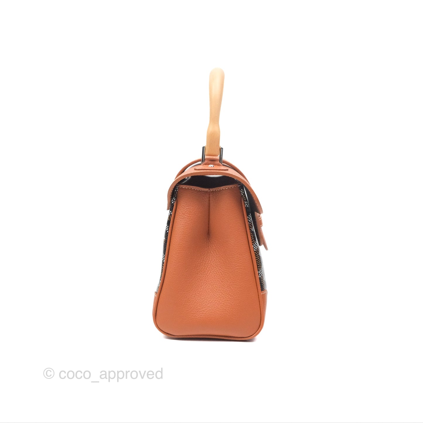 Goyard Saïgon Mini Bag Tan Goyardine Canvas/Chevroches Calfskin