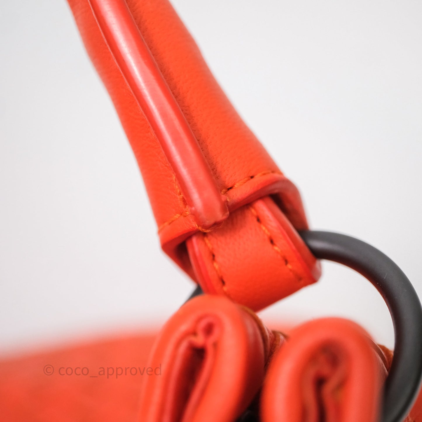 Bottega Veneta Nappa Intrecciato Parachute Tote Bag Orange