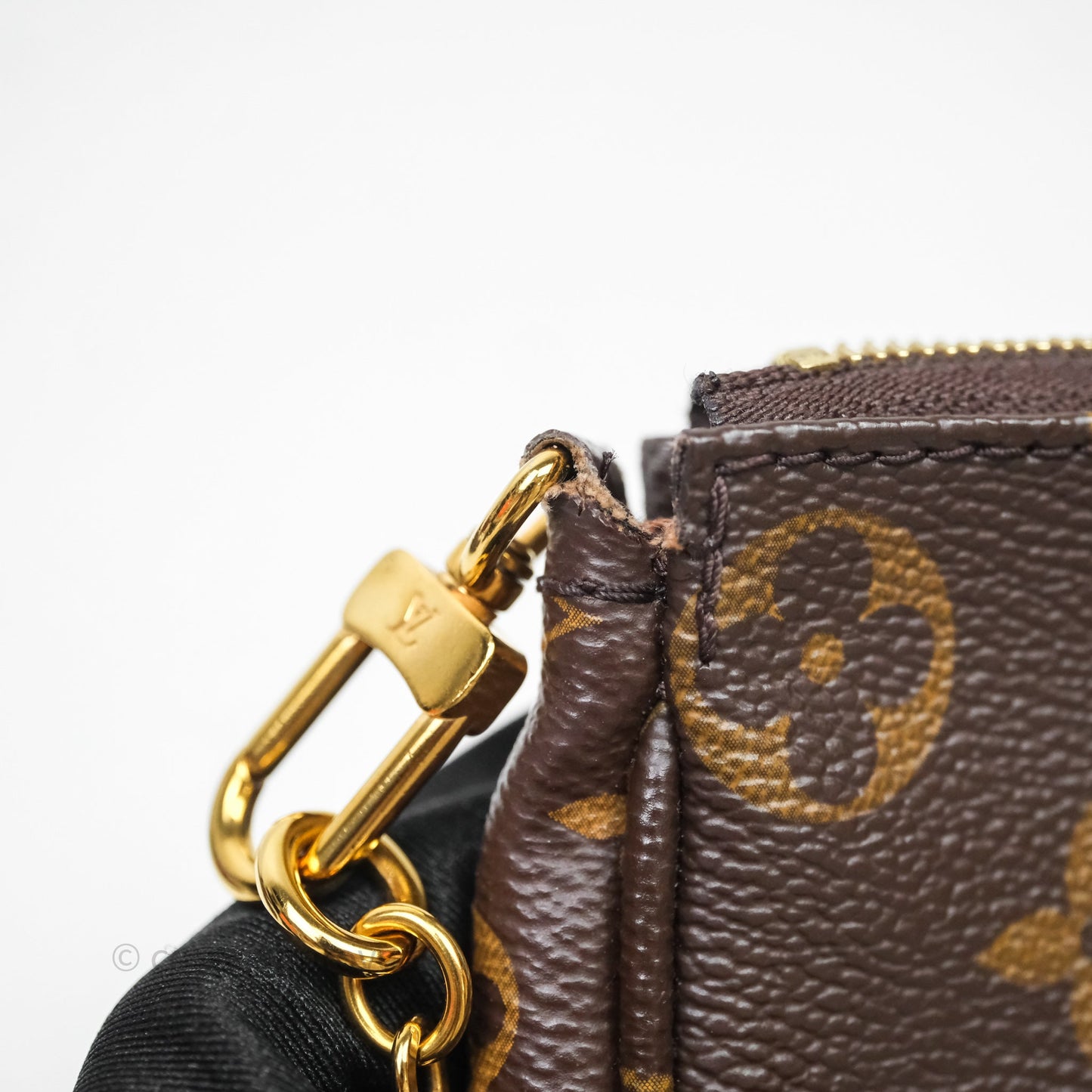 Louis Vuitton Multi Pochette Accessories Khaki Monogram Canvas