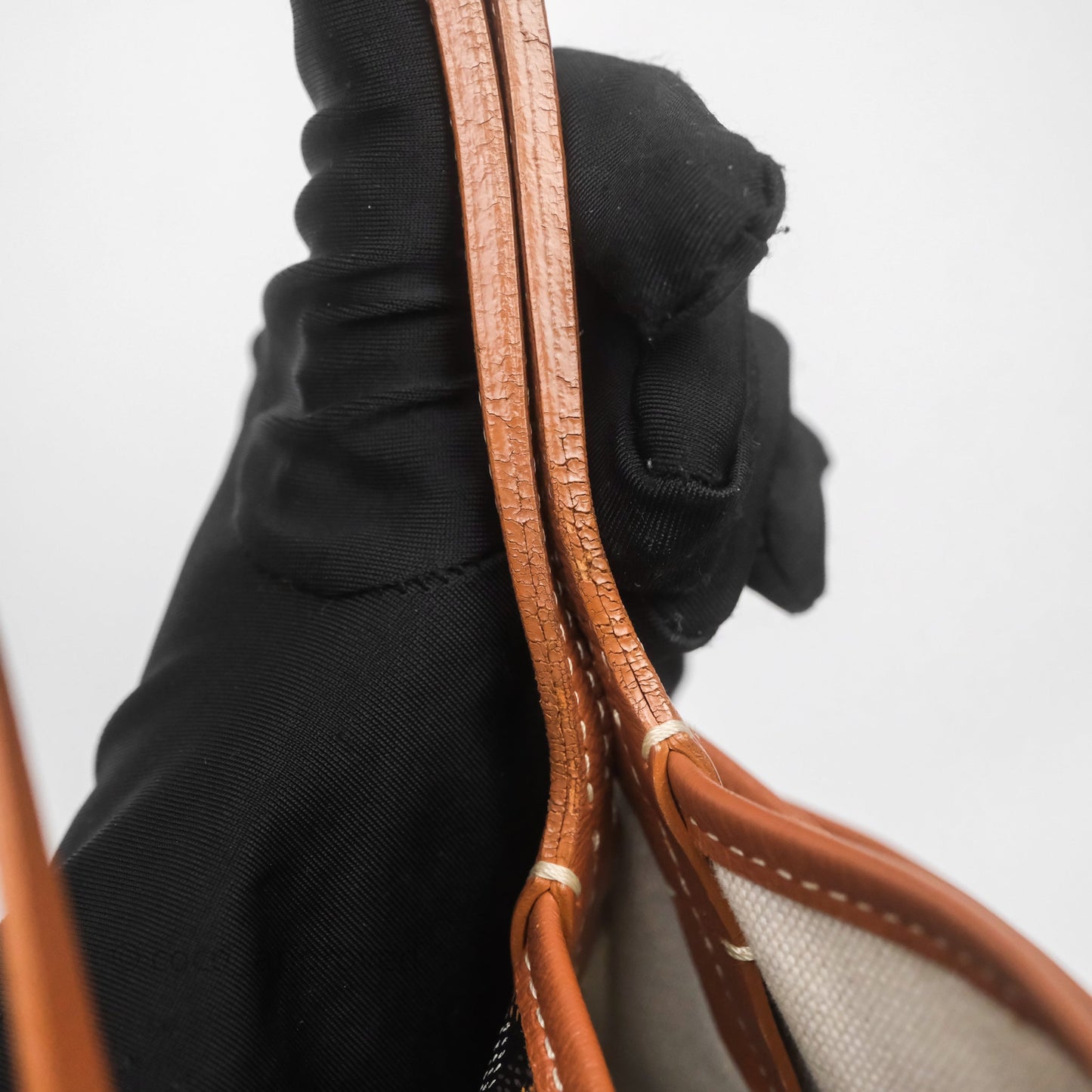 Goyard Saint Louis Tote Bag GM Black/Tan
