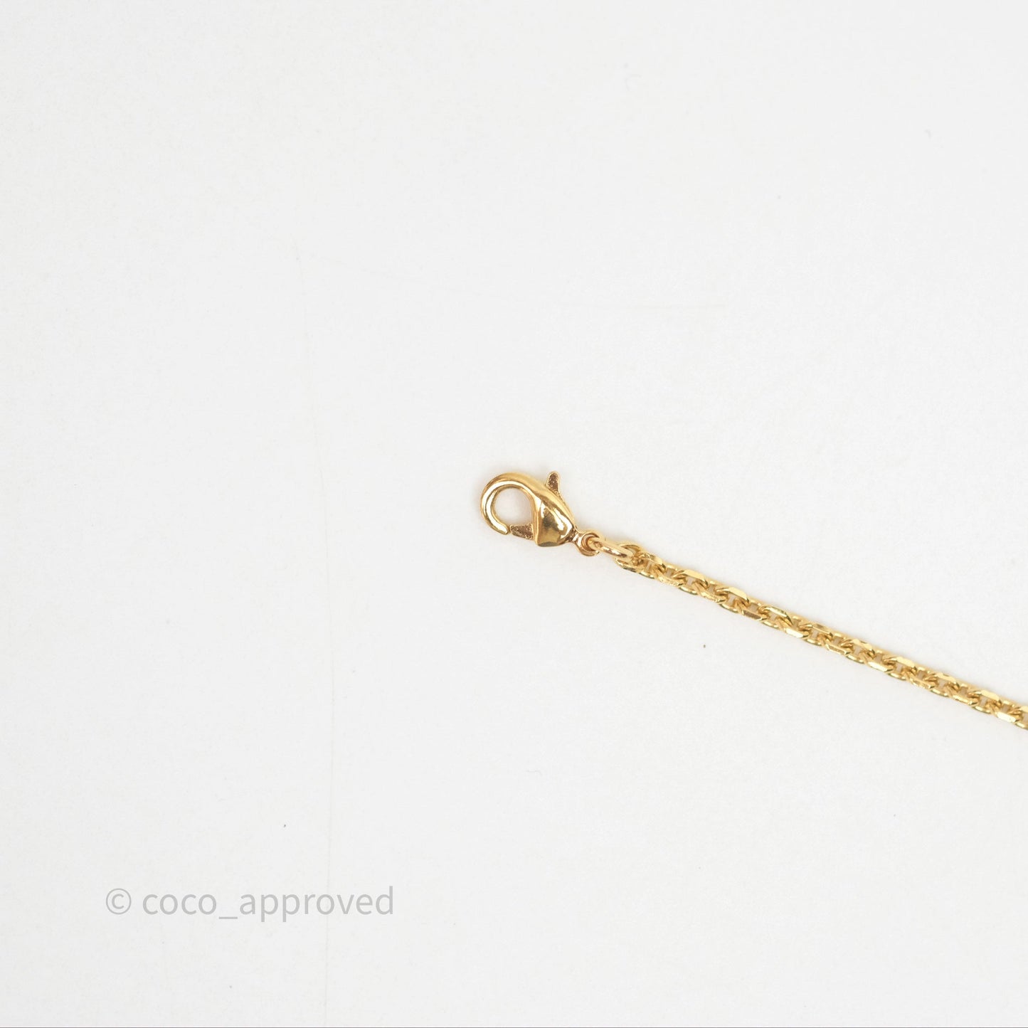 Christian Dior Petit CD Treasure Necklace Pearls Gold Tone