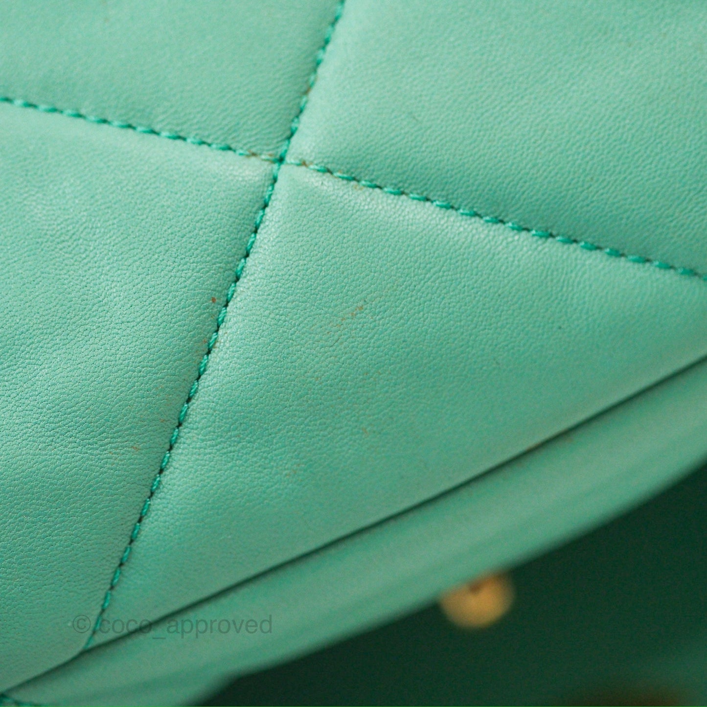 Chanel 19 Small Tiffany Blue Mixed Hardware